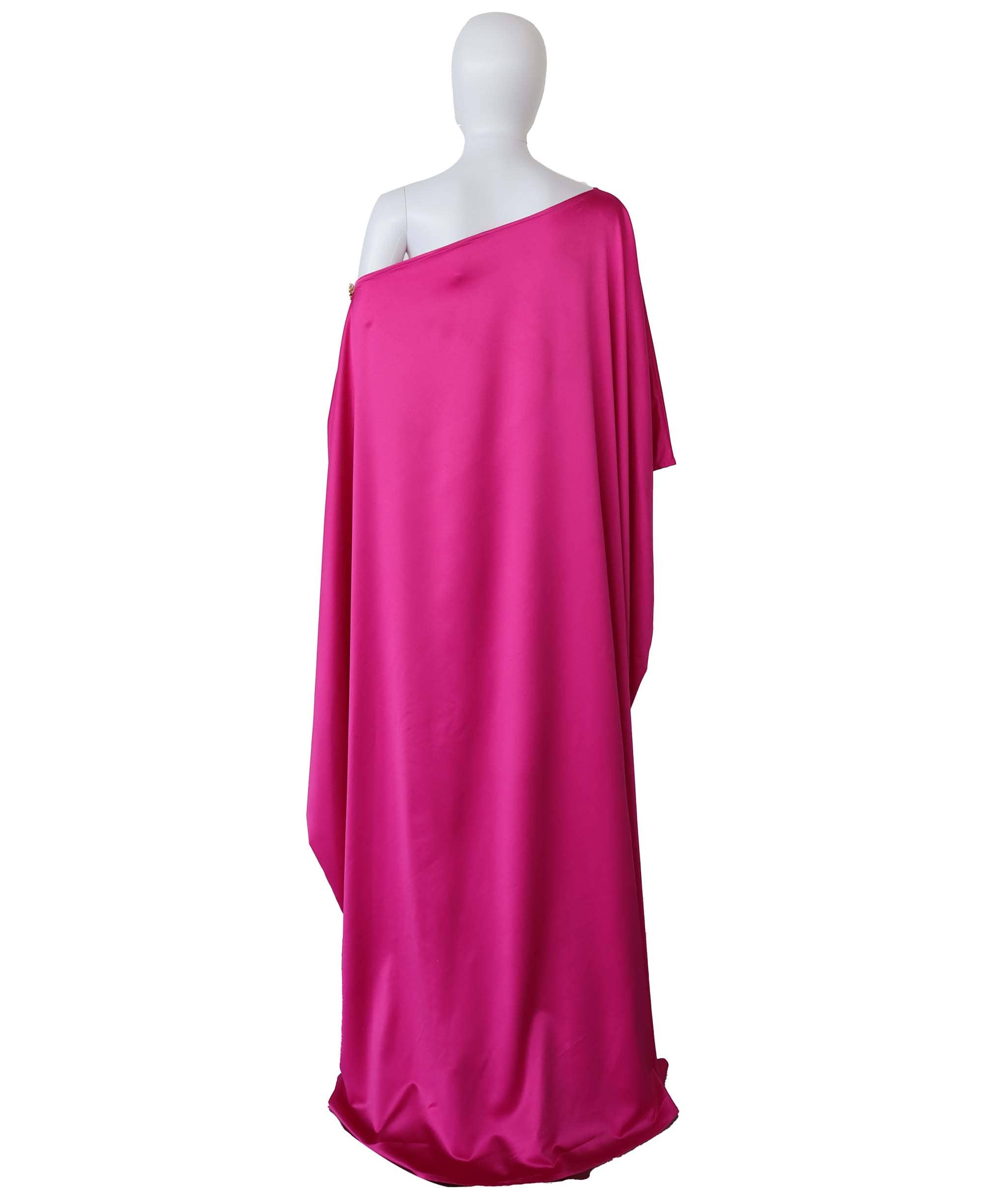 Luxury Promise rtv The Heiress at Lunch Pink one shoulder with pearl flowers TP0318