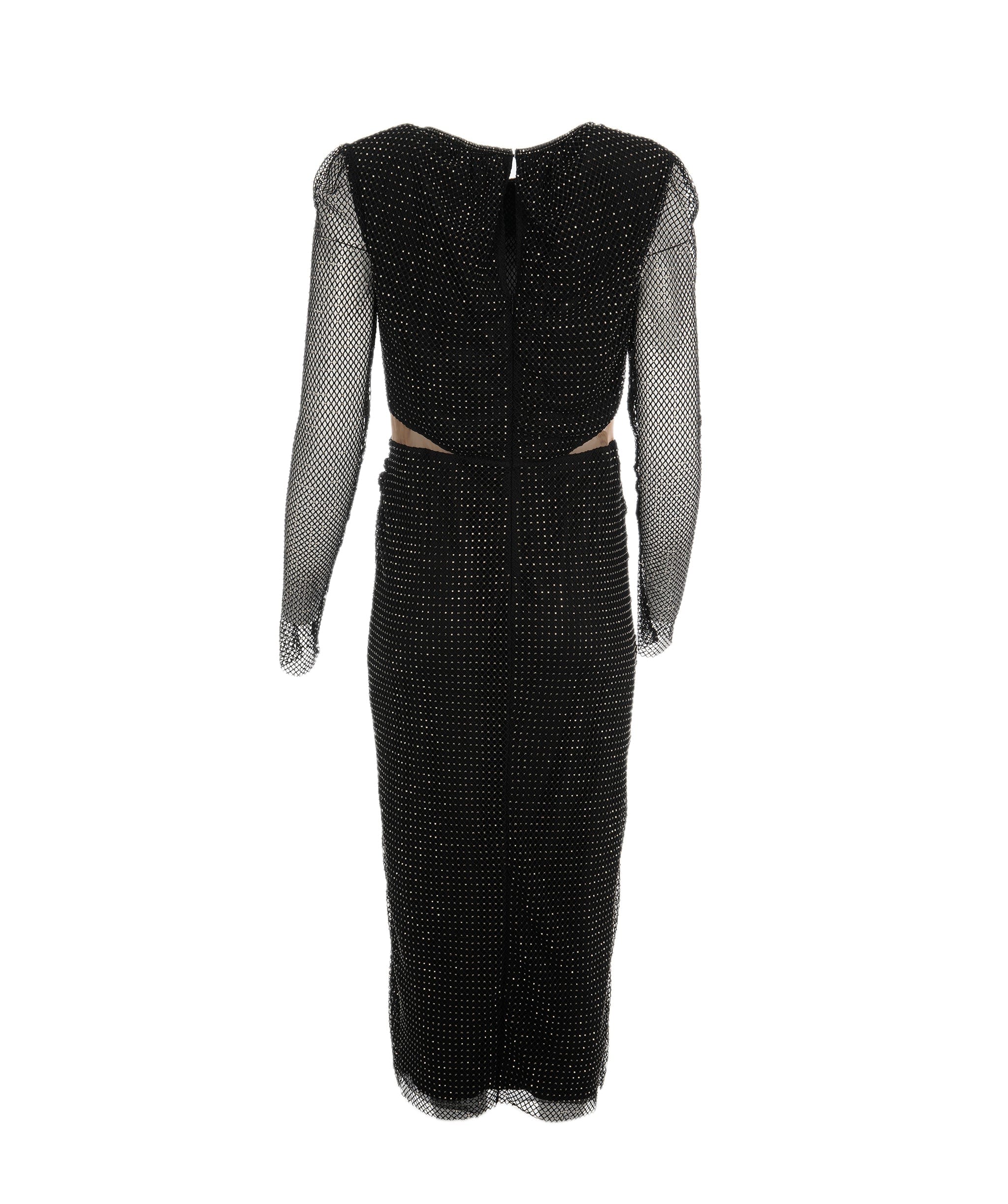 Luxury Promise Self Potrait Black Rhinestone Beaded Dress  *From Sabrina's Closet* ALC1243