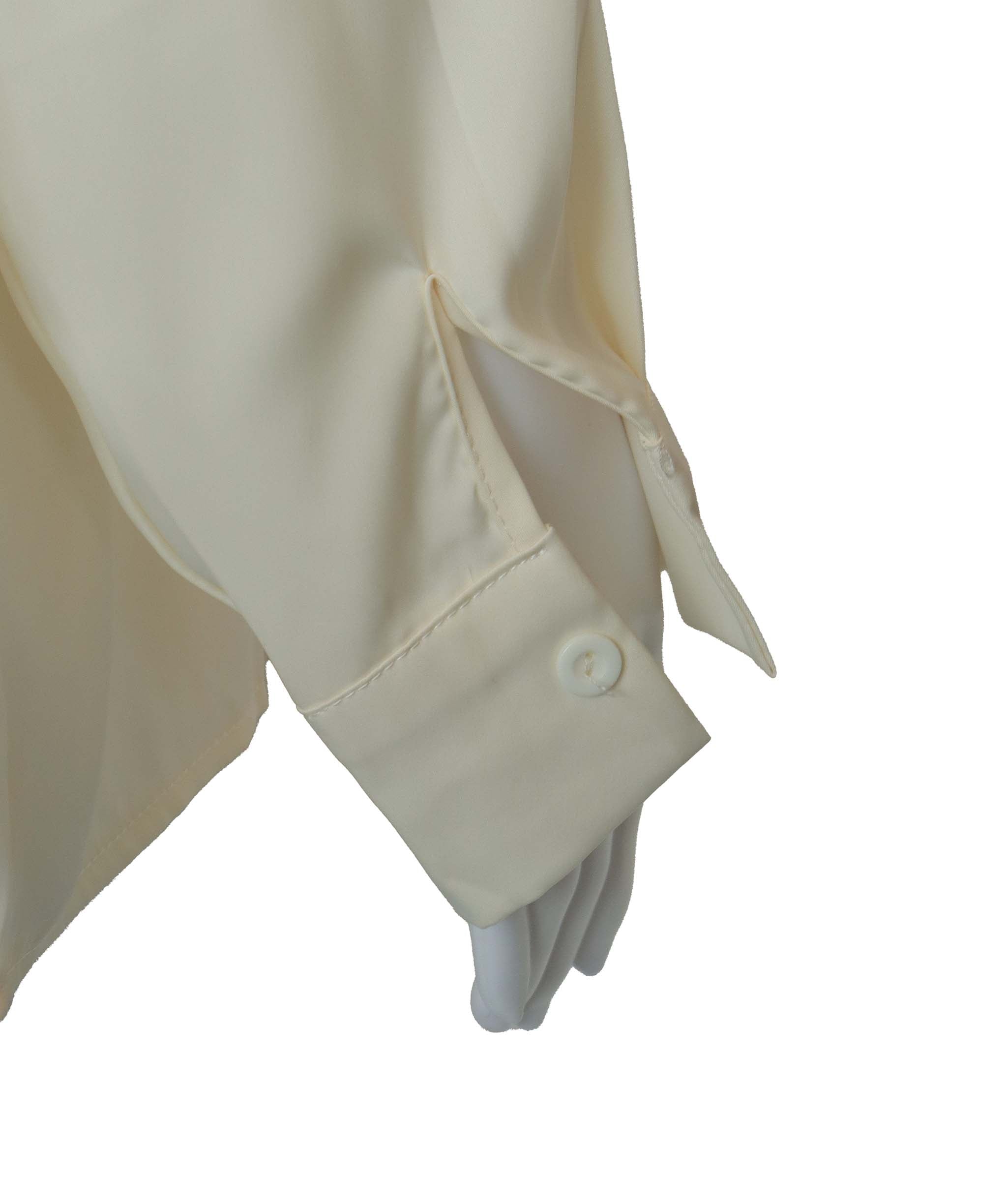 Luxury Promise Shirt Beige Silk AGC2742
