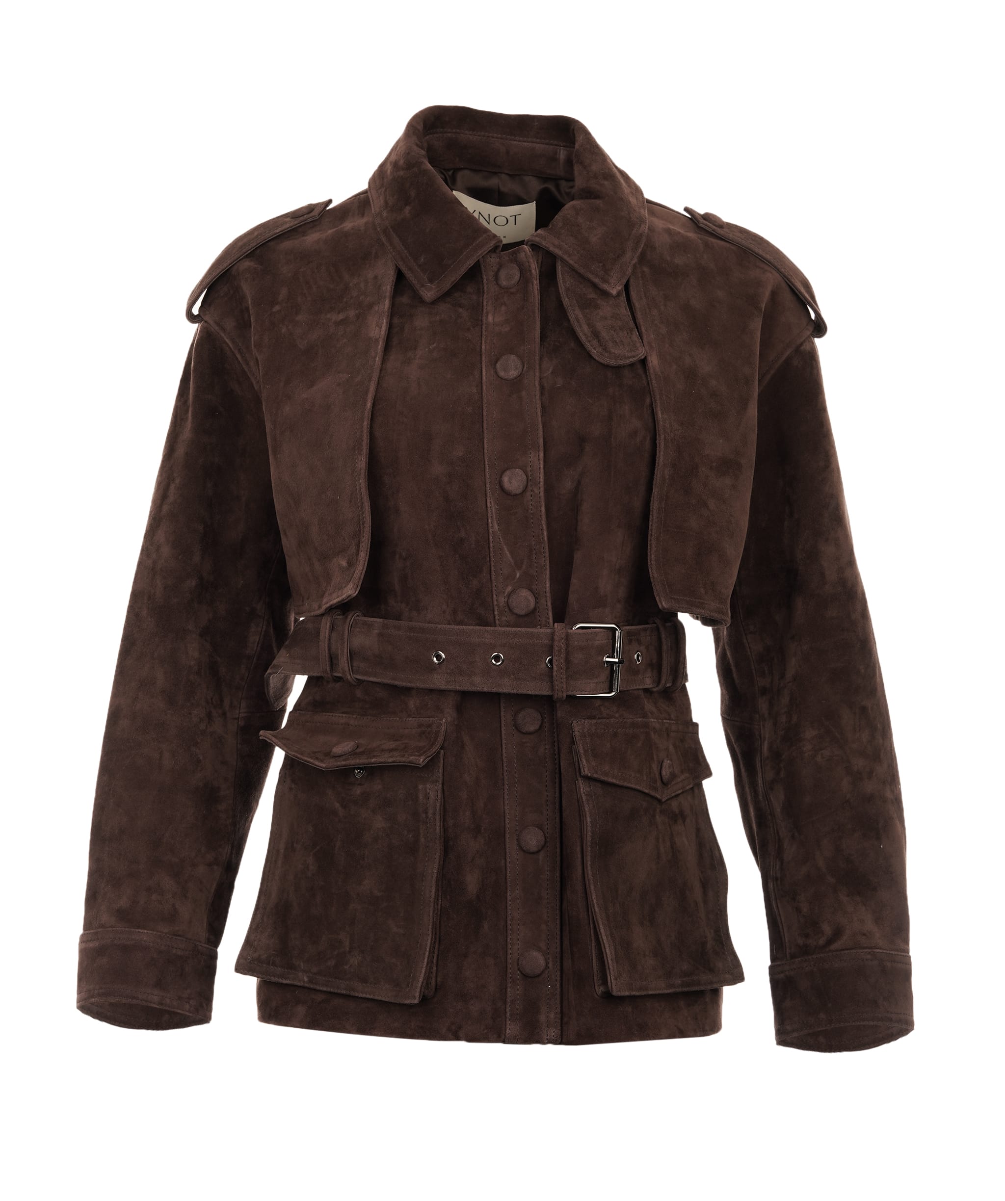 Luxury Promise SUEDE BROWN COAT ALC4165