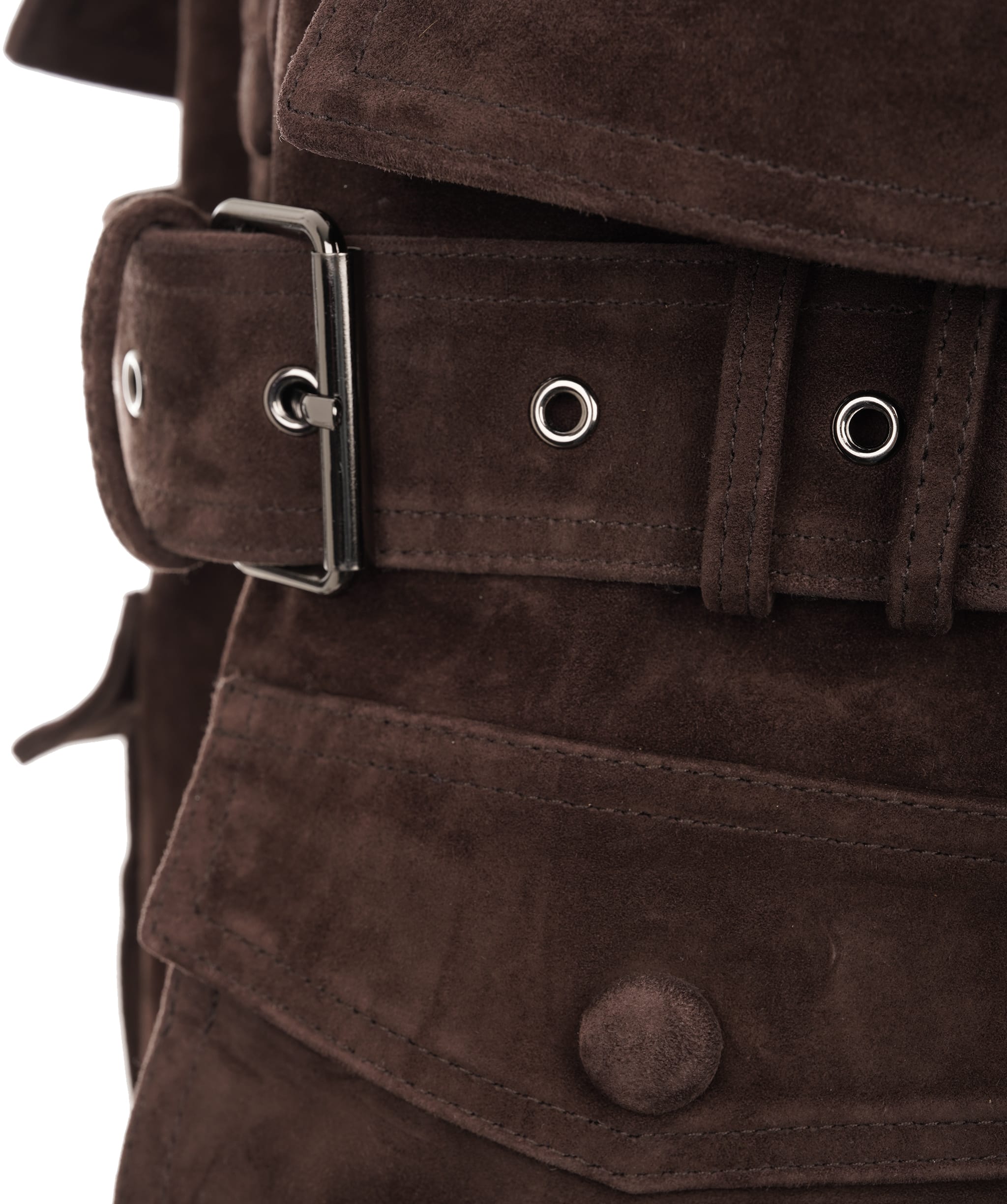 Luxury Promise SUEDE BROWN COAT ALC4165