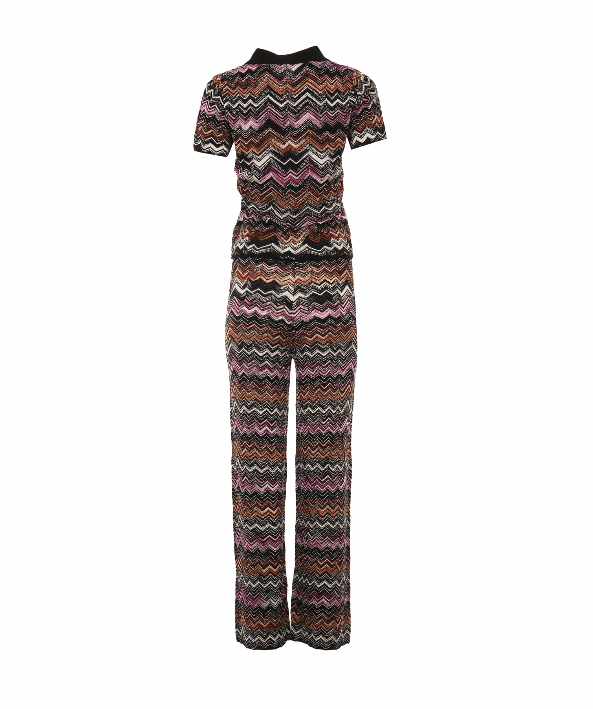 Luxury Promise The Black Multi Coloured Trouser Set M ALC4135