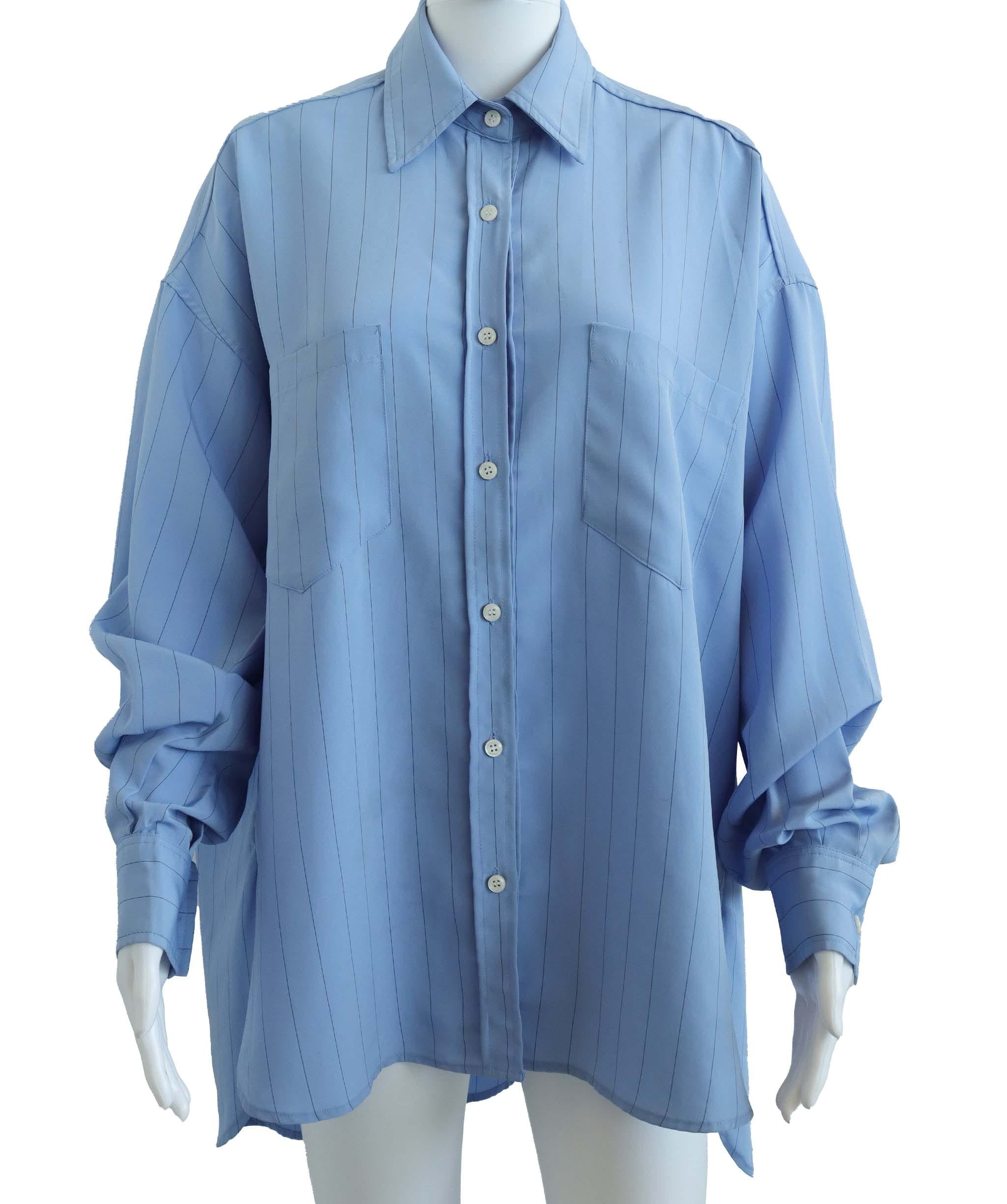Luxury Promise The Frankie Shop Blue  StripeTop AGC3736