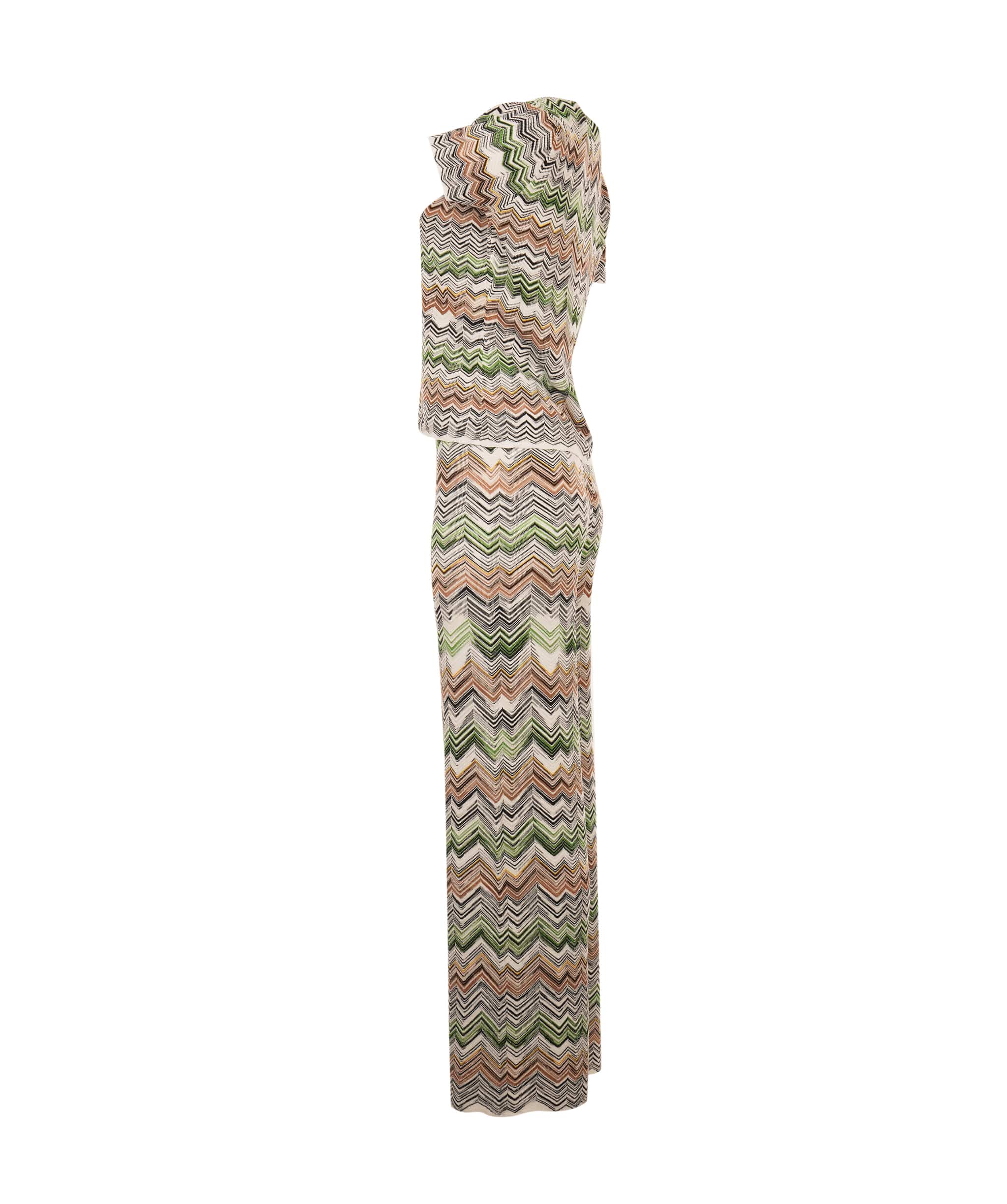Luxury Promise The White Multi Coloured Trouser Set L ALC4139