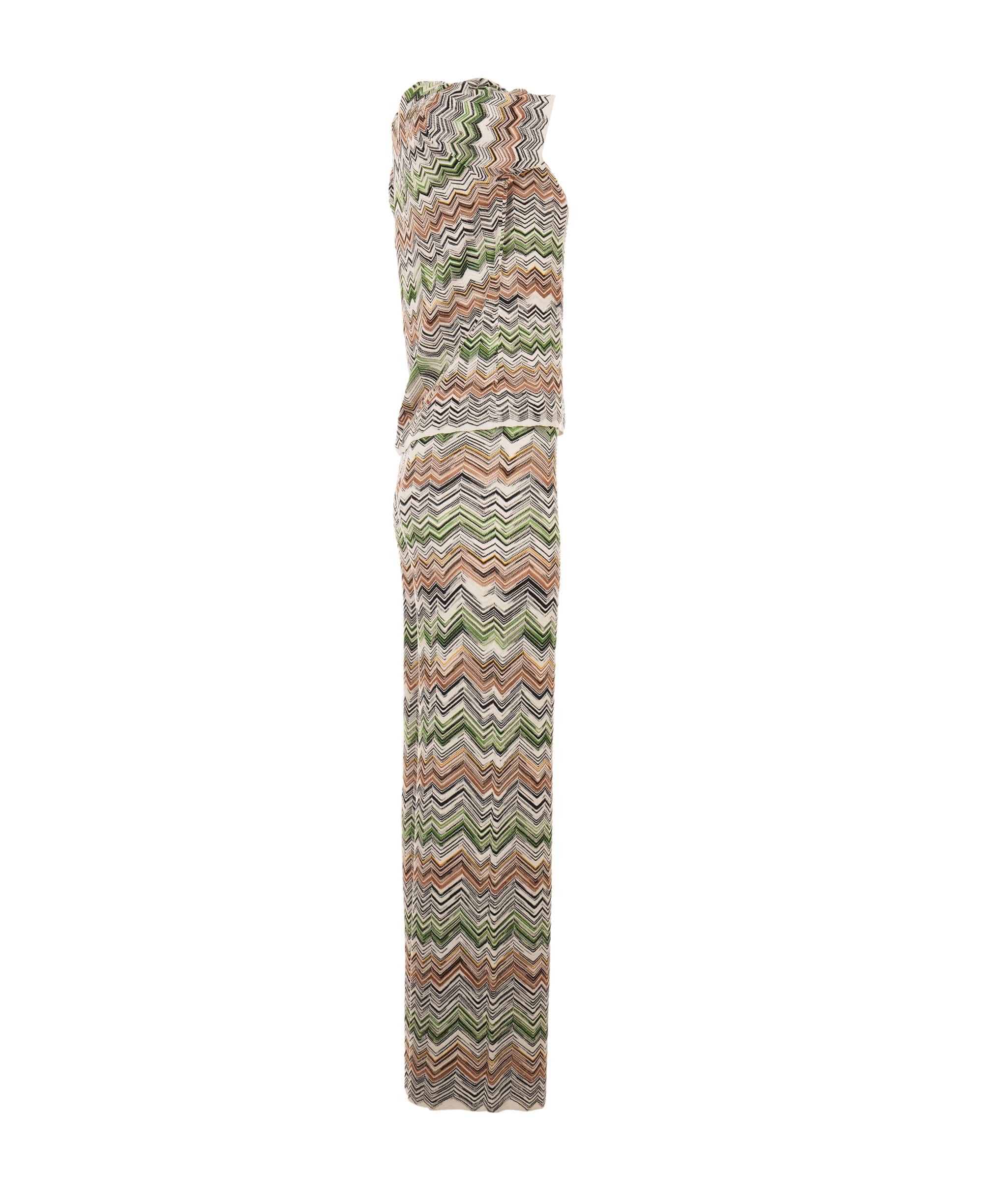 Luxury Promise The White Multi Coloured Trouser Set L ALC4139