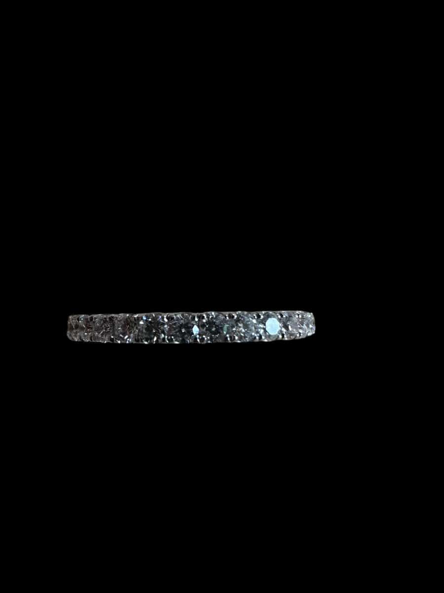 0.48ct Set in Diamond Eternity Ring set in 18K White Gold