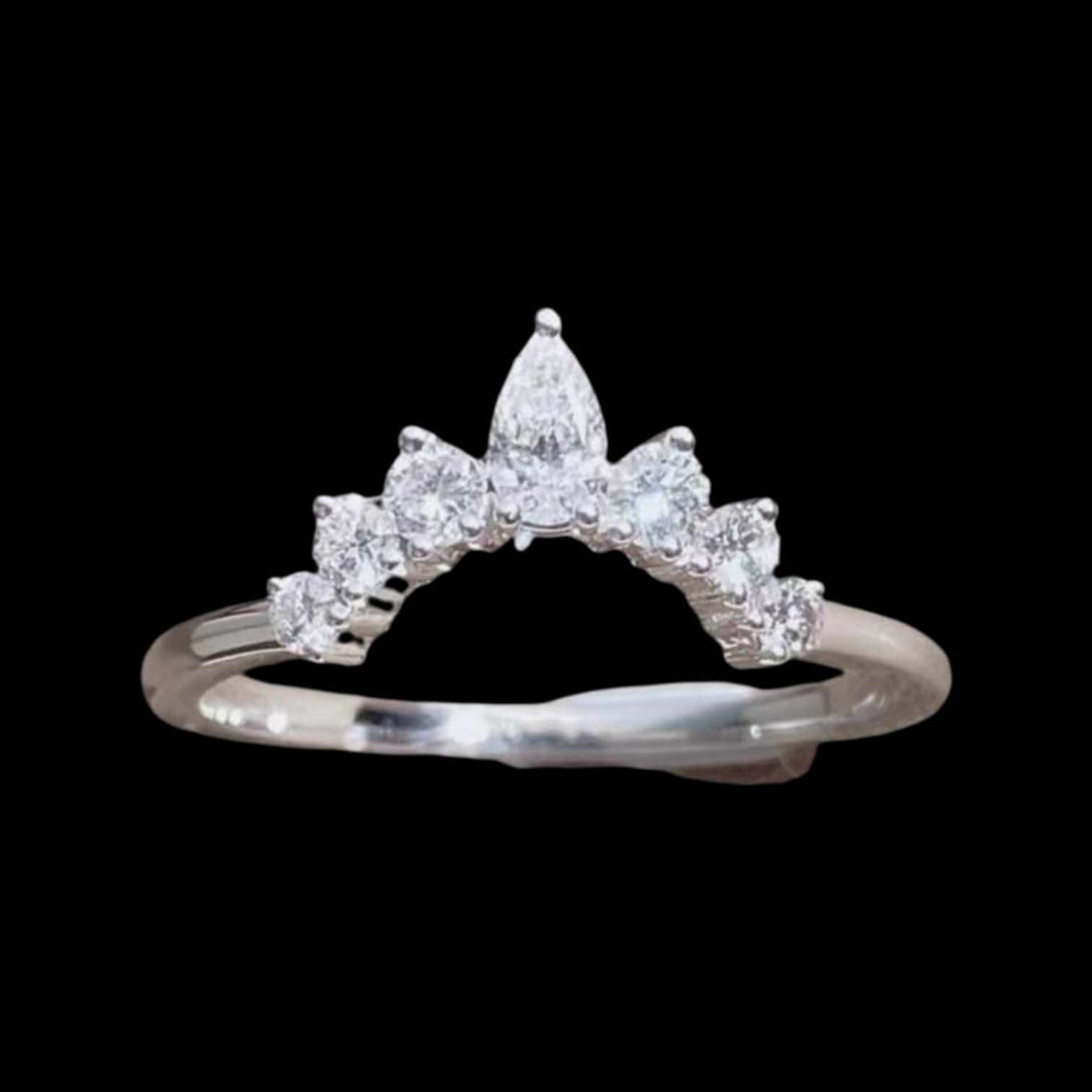 Luxury Promise 0.50ct White Diamond Ring set in 18K White Gold