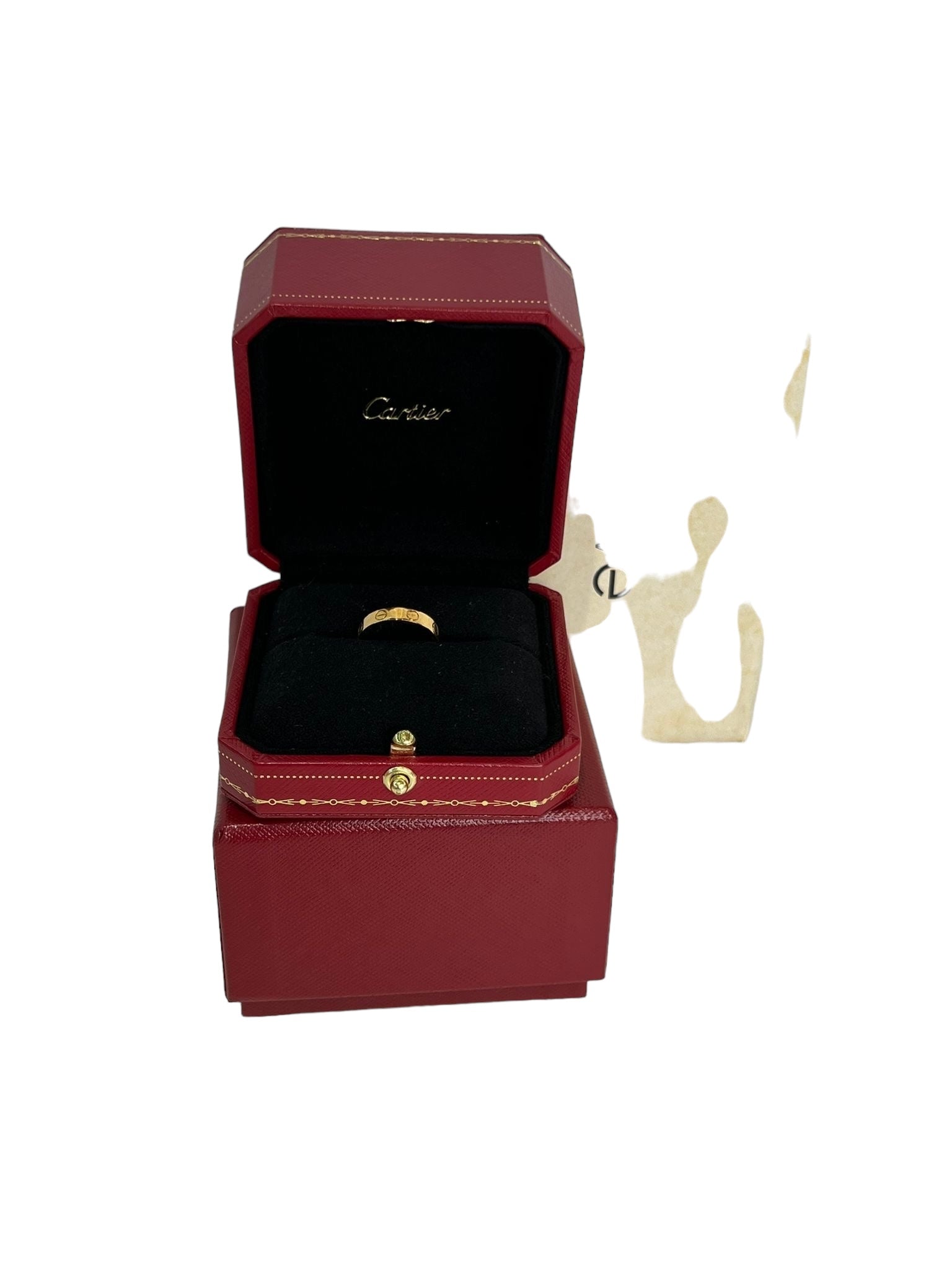 Luxury Promise Cartier LOVE Ring YG #49