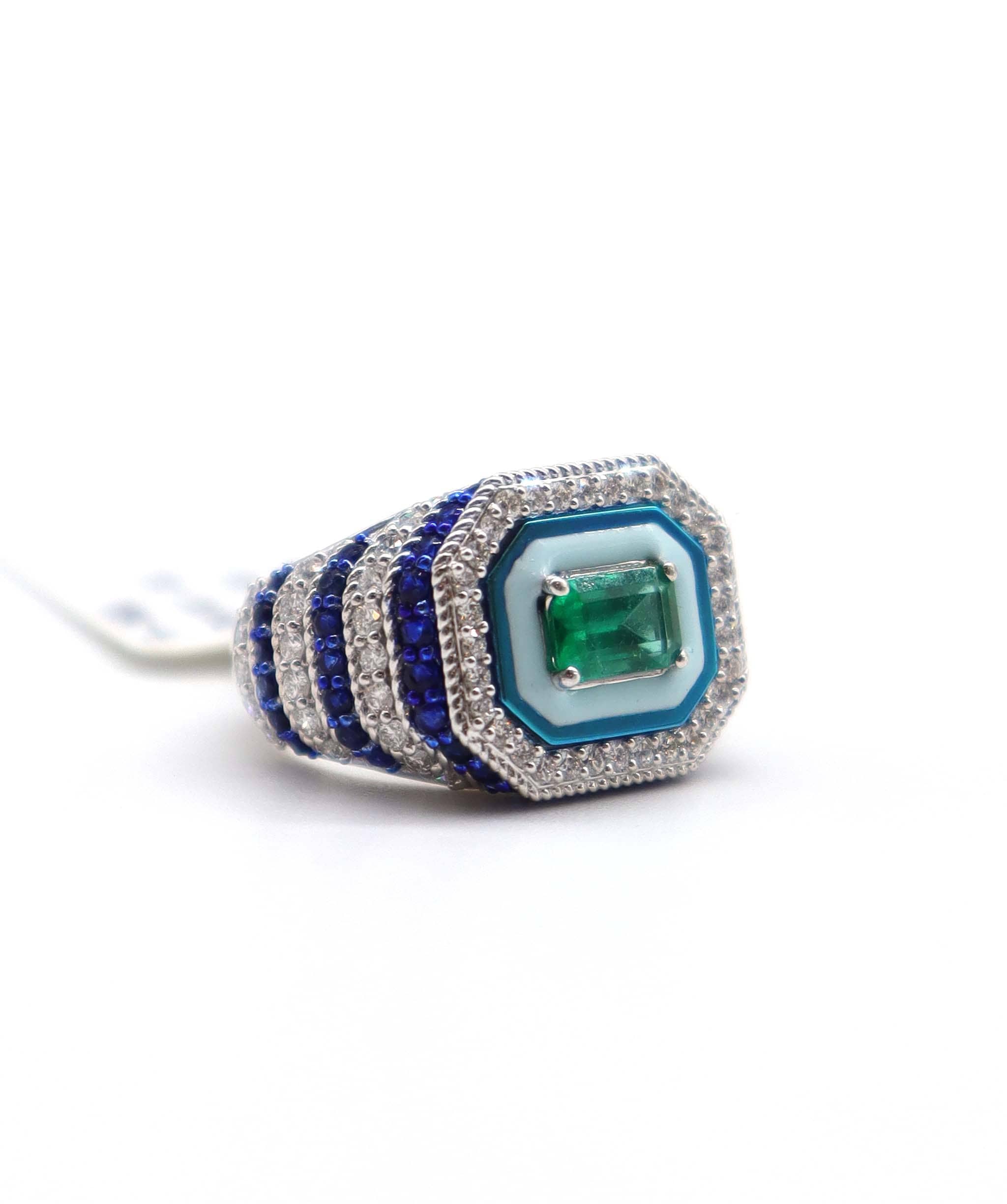 Luxury Promise "RING  GOLD WT 4.888 DIA WT  0.620 CS WT  1.190   GEM WT 5.250 SIZE EU-43 R-Y68G