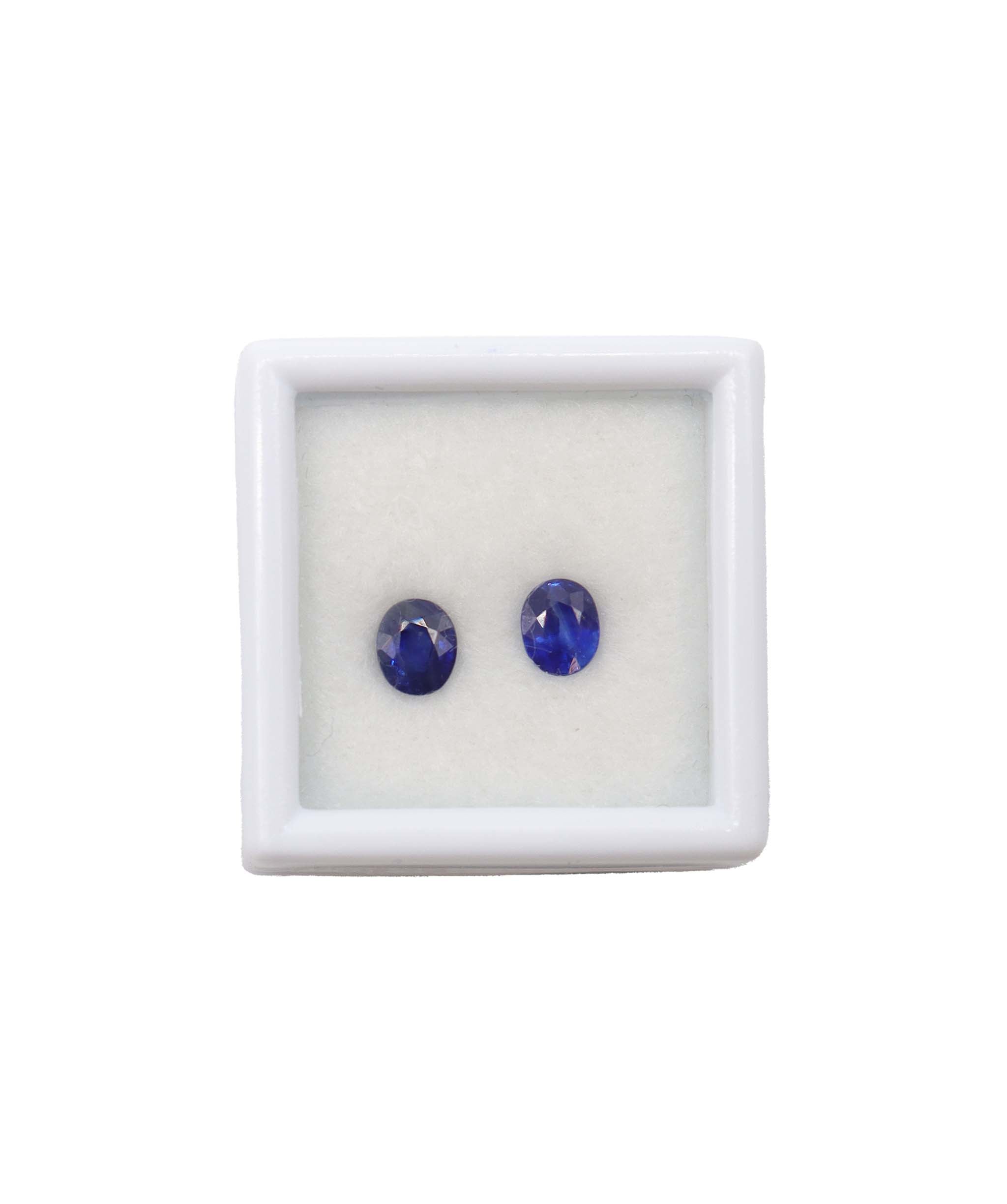 Luxury Promise ROYAL BLUE SAPPHIRE (PAIR) NATURAL 1.12 MS 18711-24 MS 18711-24