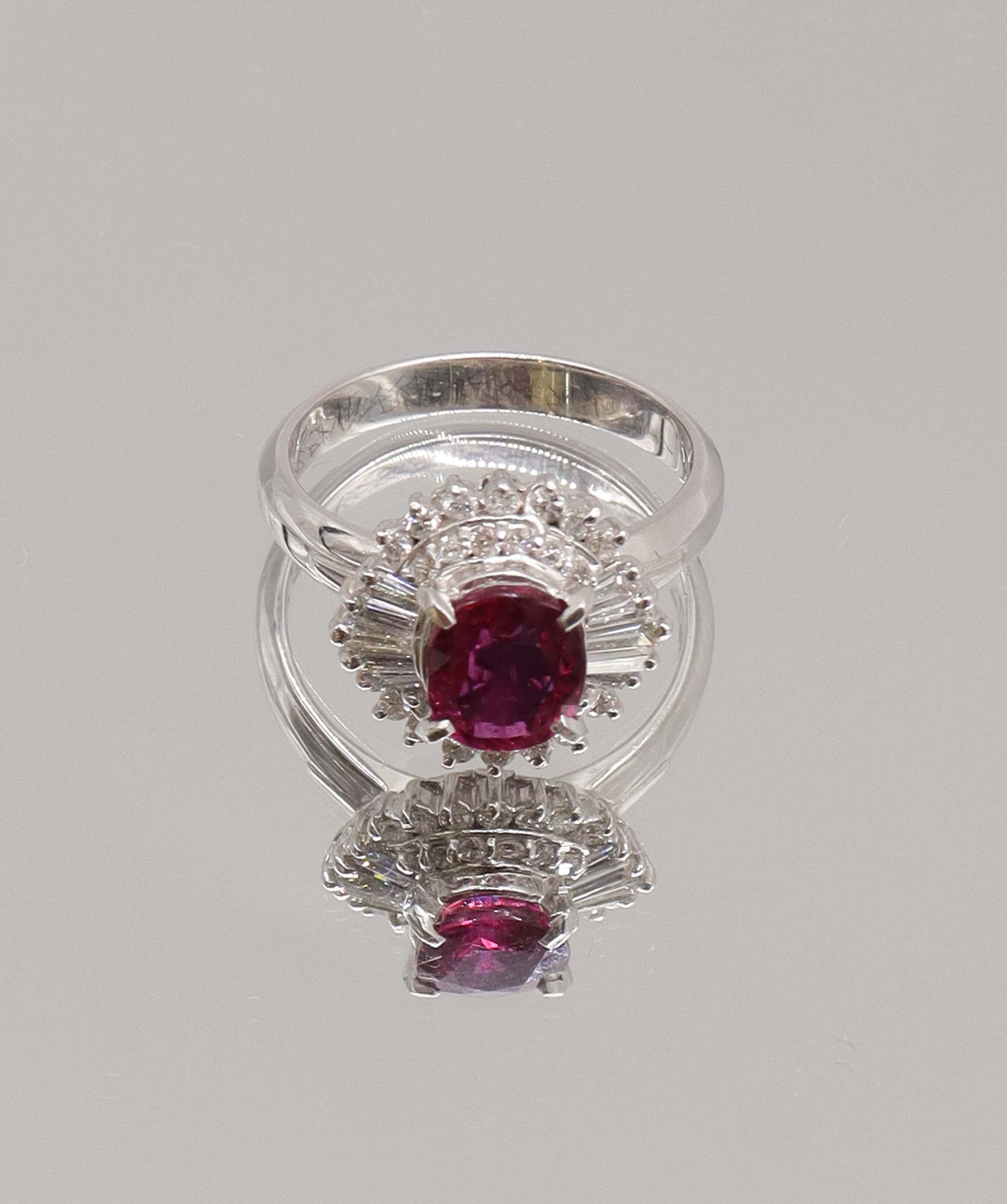 Luxury Promise Ruby 1.62 dia 0/60 ring PT 21523