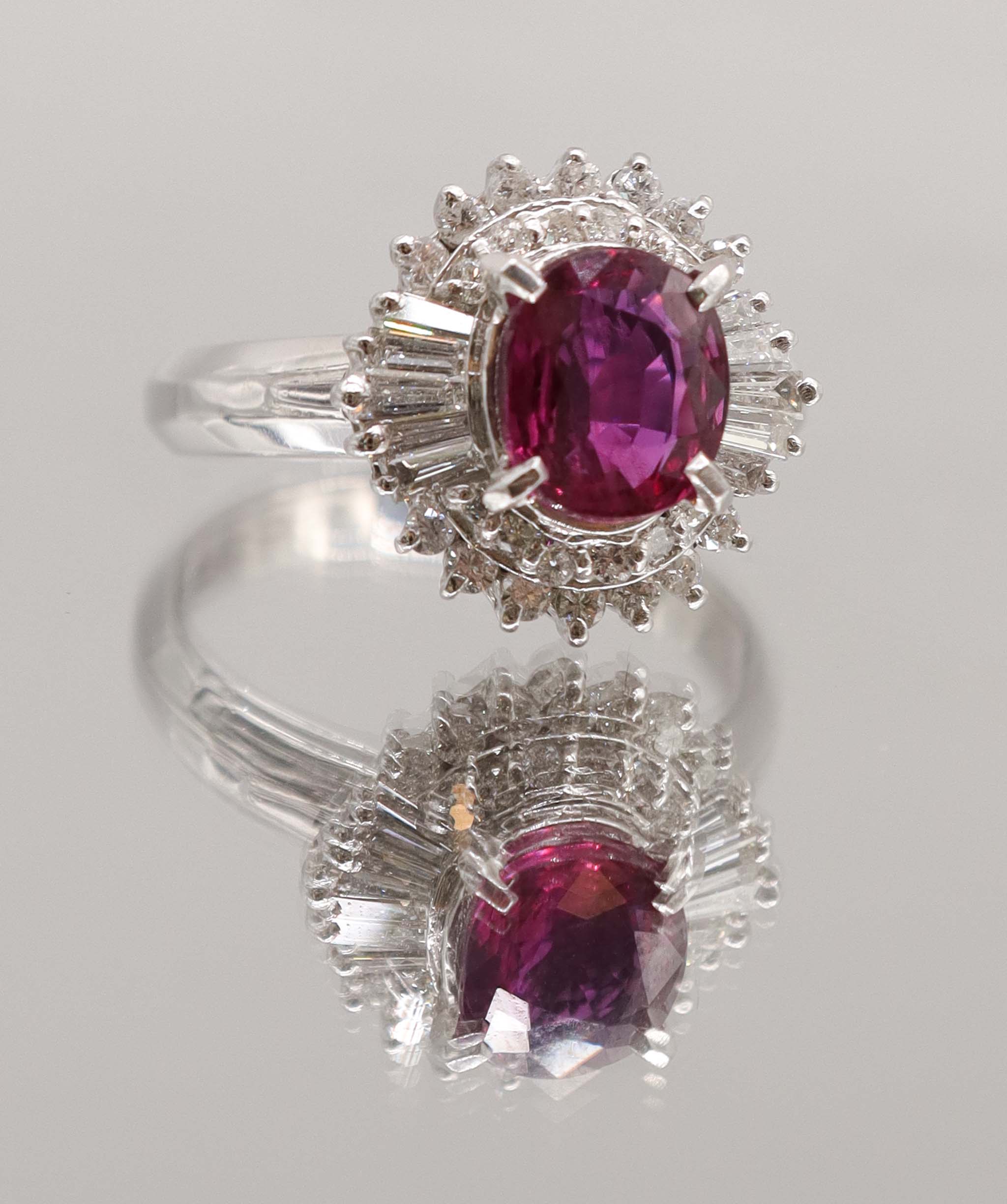 Luxury Promise Ruby 1.62 dia 0/60 ring PT 21523
