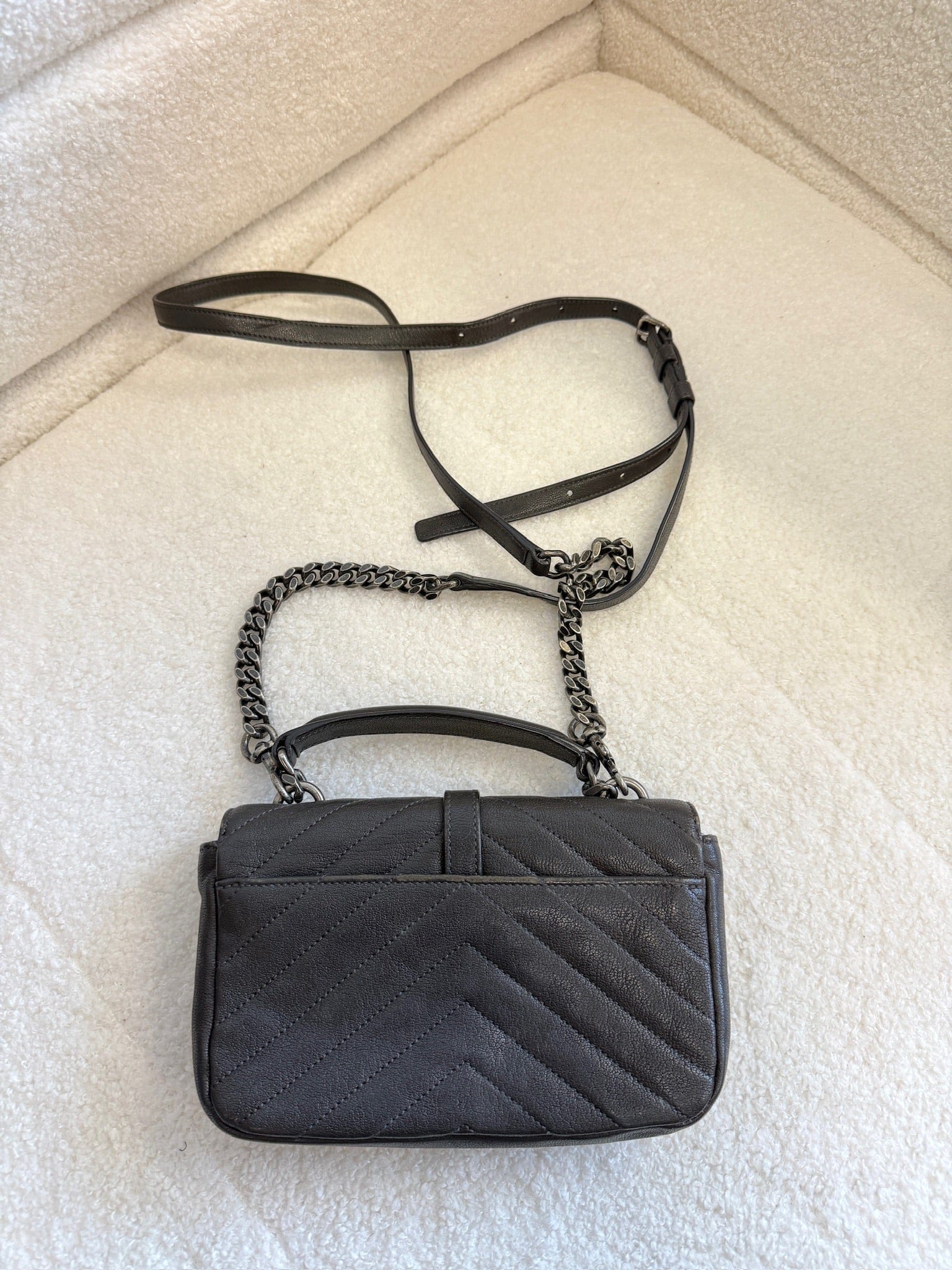 LUXURY PROMISE Saint Laurent College Mini Shoulder Bag
