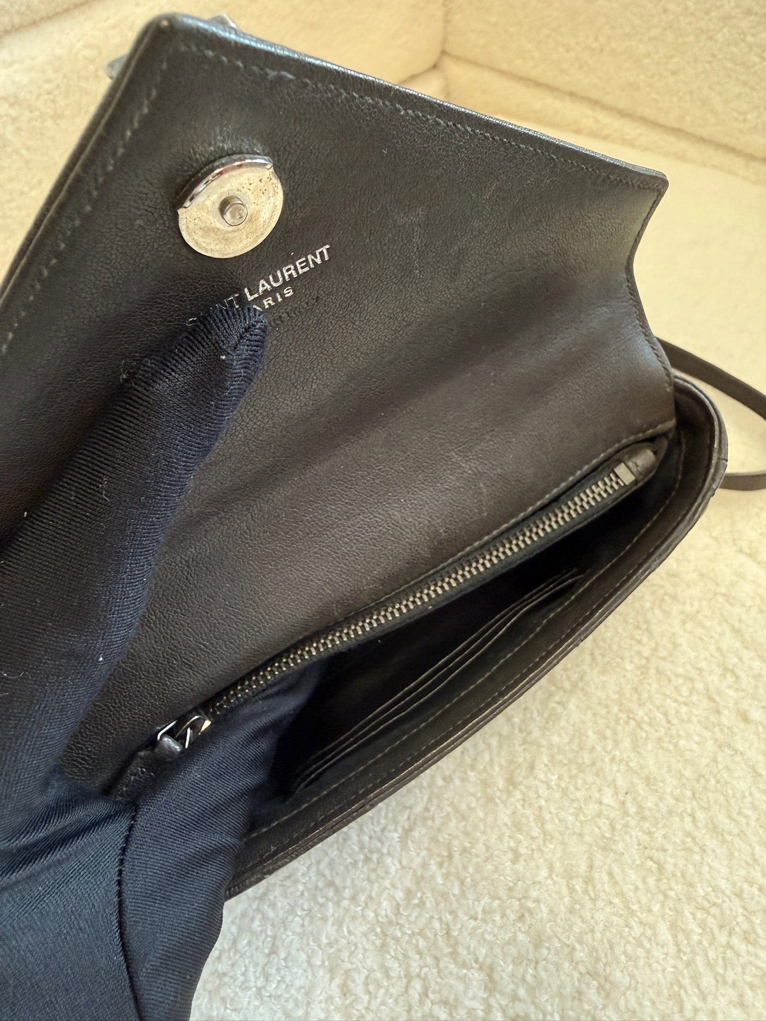 LUXURY PROMISE Saint Laurent College Mini Shoulder Bag