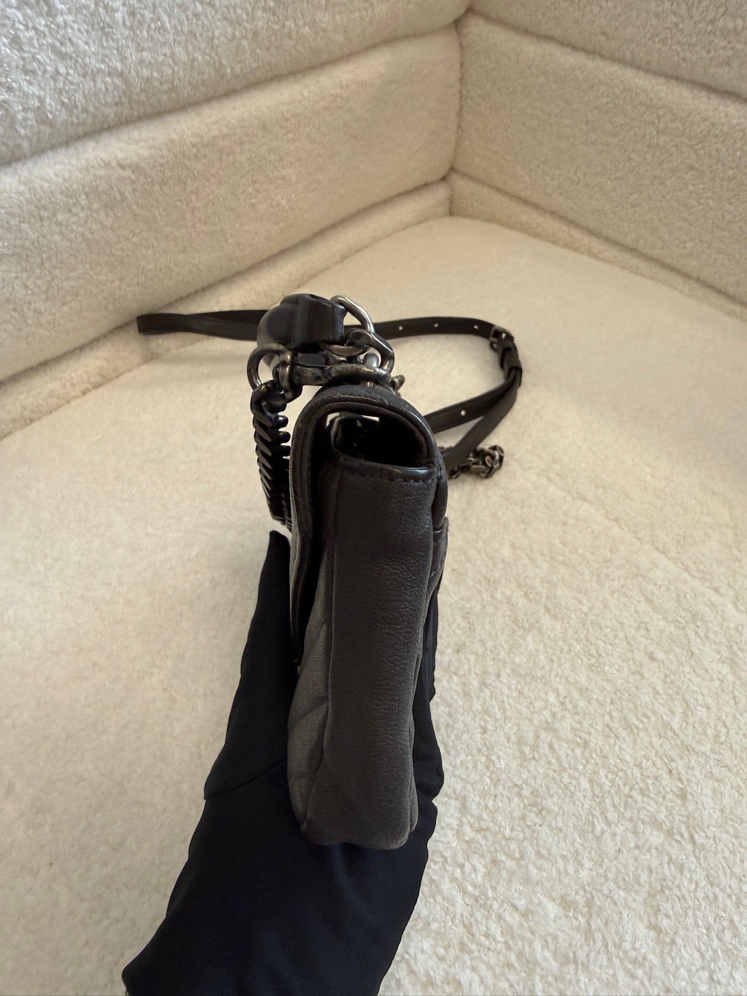 LUXURY PROMISE Saint Laurent College Mini Shoulder Bag