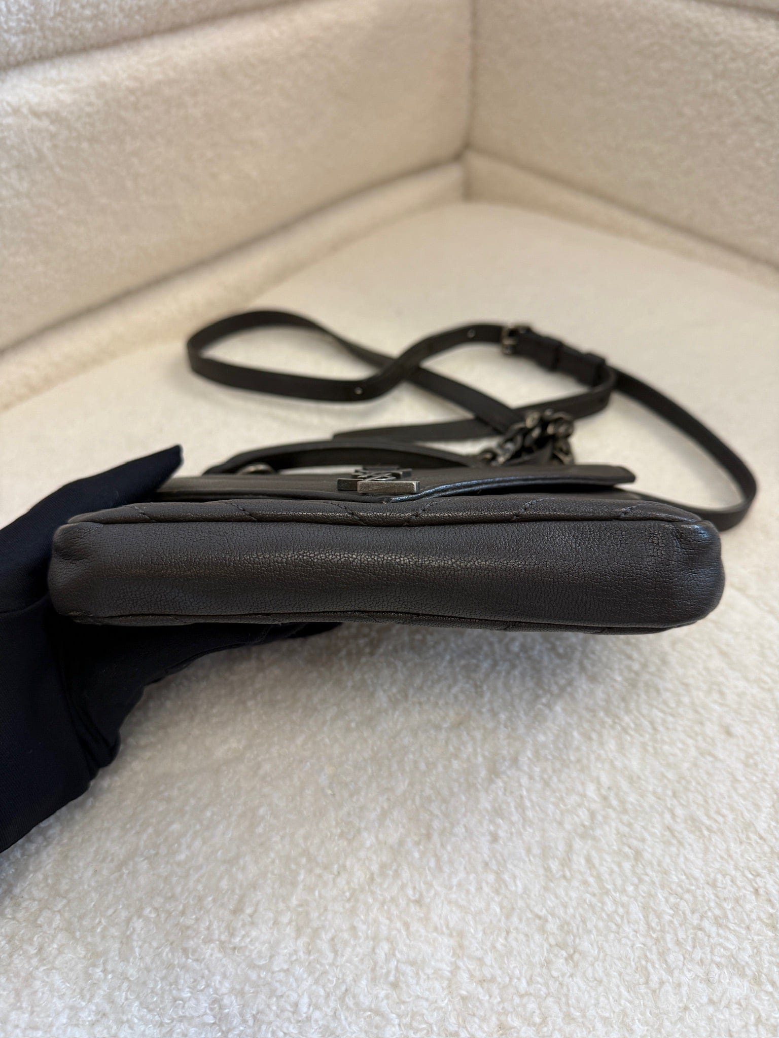 LUXURY PROMISE Saint Laurent College Mini Shoulder Bag