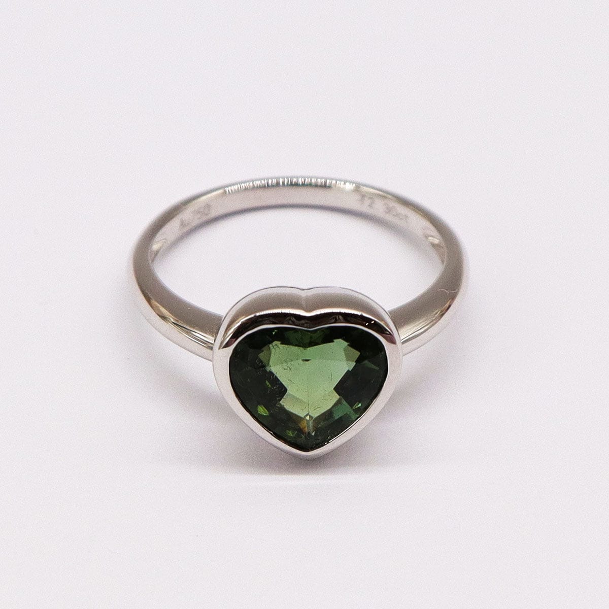Luxury Promise SANDY HEART EMOJI TOURMALINE RING WG AVCHK342