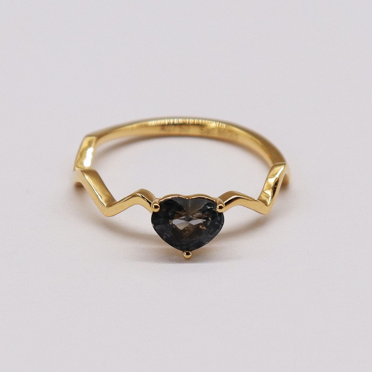 Luxury Promise SANDY ZIGZIG STACKER YG GRAY AVCHK351