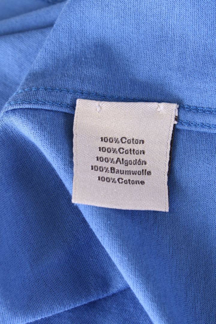 LUXURY PROMISE Hermes S/S Pocket T-Shirt Blue M