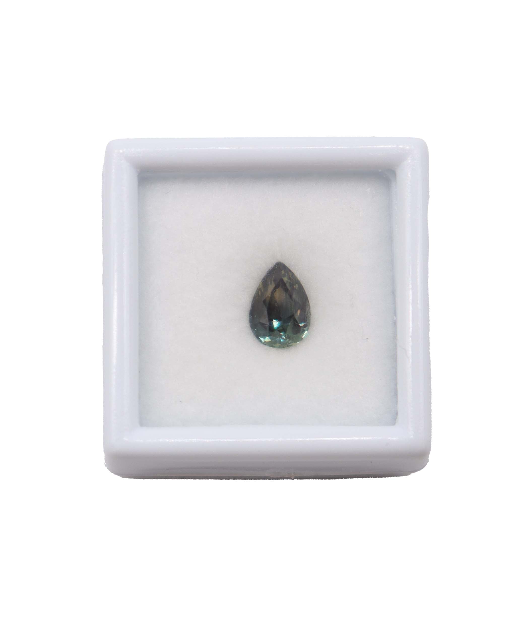 Luxury Promise TEAL GREEN SAPPHIRE NATURAL UNHEATED 1.23 MS 18024 MS 18024