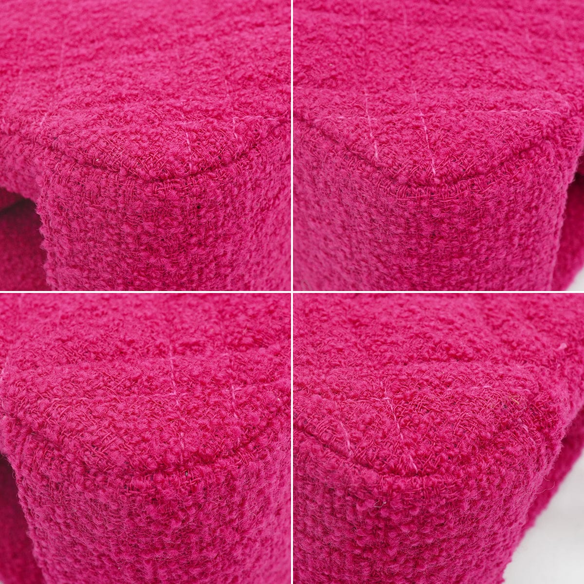 LUXURY PROMISE VINTAGE CHANEL CHAIN  SHOULDER BAG PINK TWEED GOLD HARDWARE 90344374