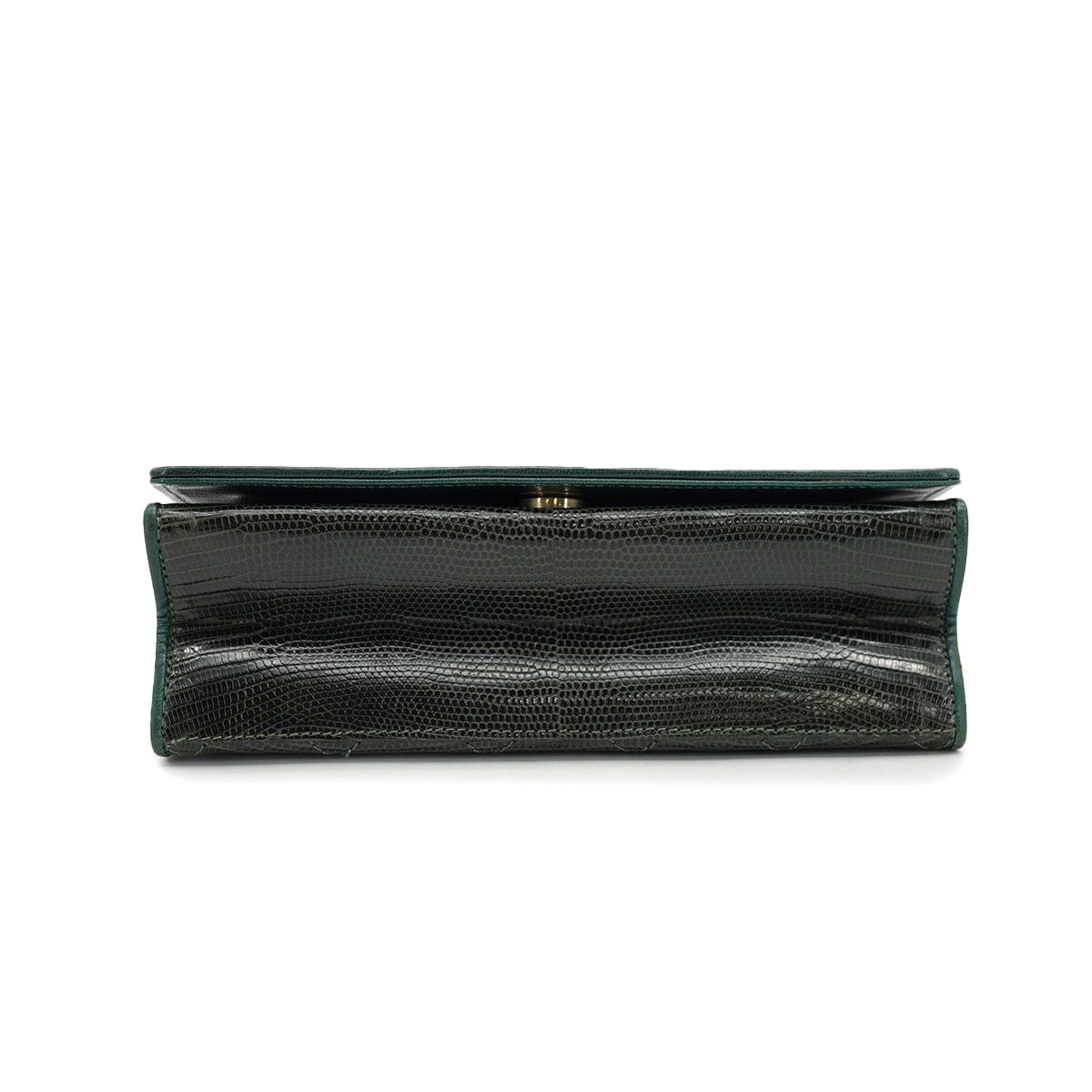 Luxury Promise VINTAGE CHANEL COCOMARK CHAIN SHOULDER BAG GREEN LIZARD GOLD HARDWARE 90334868
