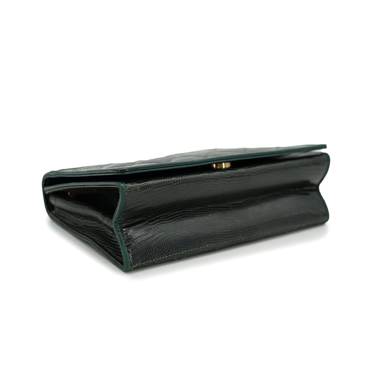 Luxury Promise VINTAGE CHANEL COCOMARK CHAIN SHOULDER BAG GREEN LIZARD GOLD HARDWARE 90334868