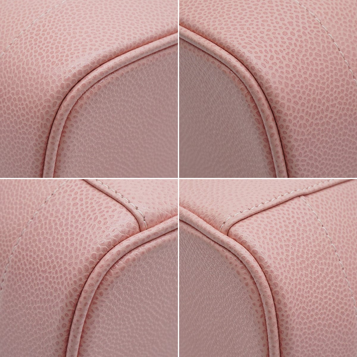LUXURY PROMISE VINTAGE CHANEL COCOMARK VANITY HAND BAG PINK CAVIAR SKIN 90339655