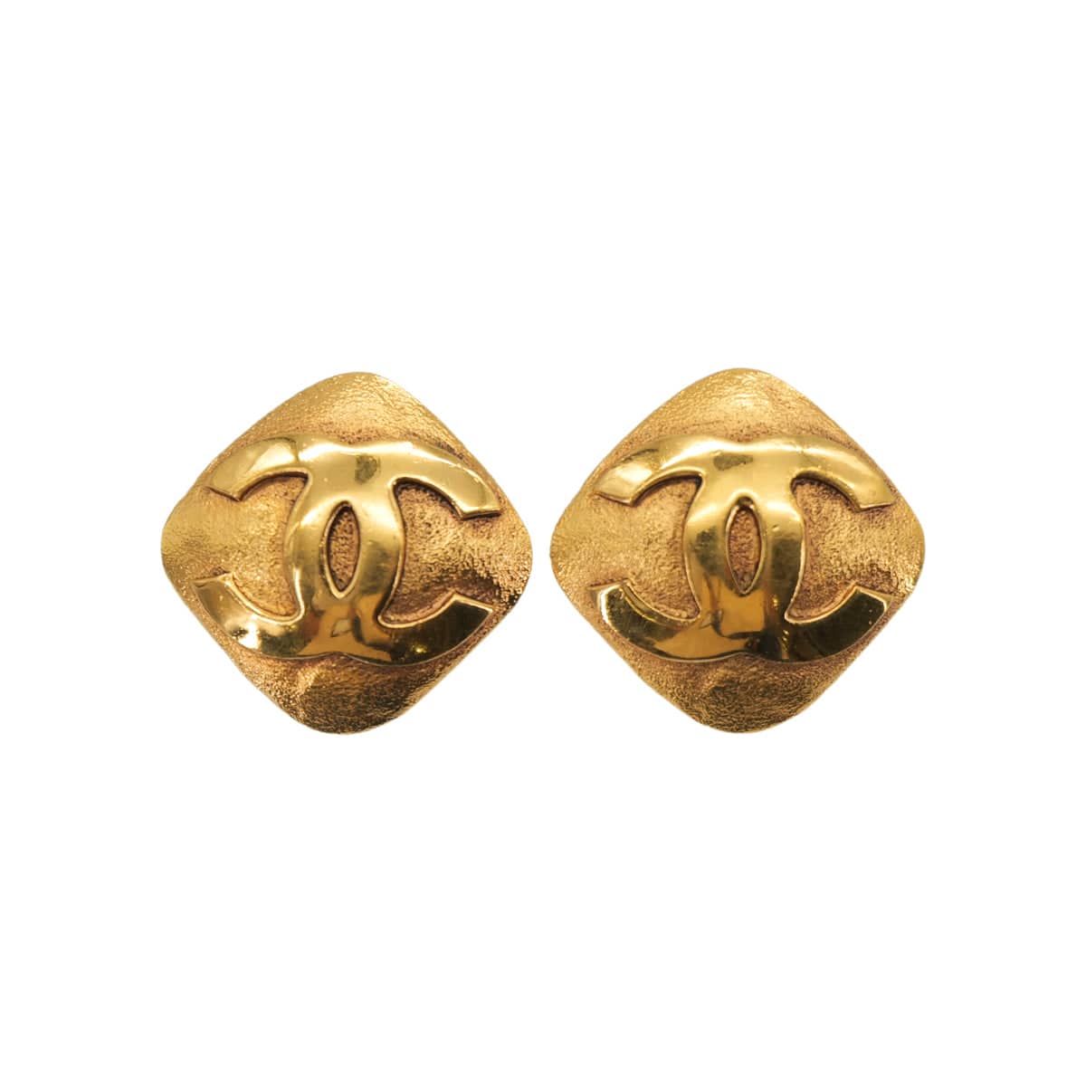 LUXURY PROMISE VINTAGE CHANEL EARRINGS COCOMARK GOLD ACCESSORY 29 90323183