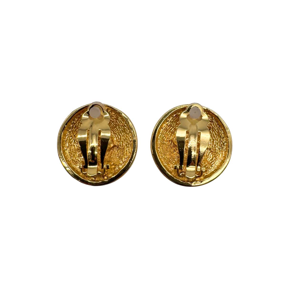 LUXURY PROMISE VINTAGE CHANEL EARRINGS COCOMARK GOLD ACCESSORY 90328958