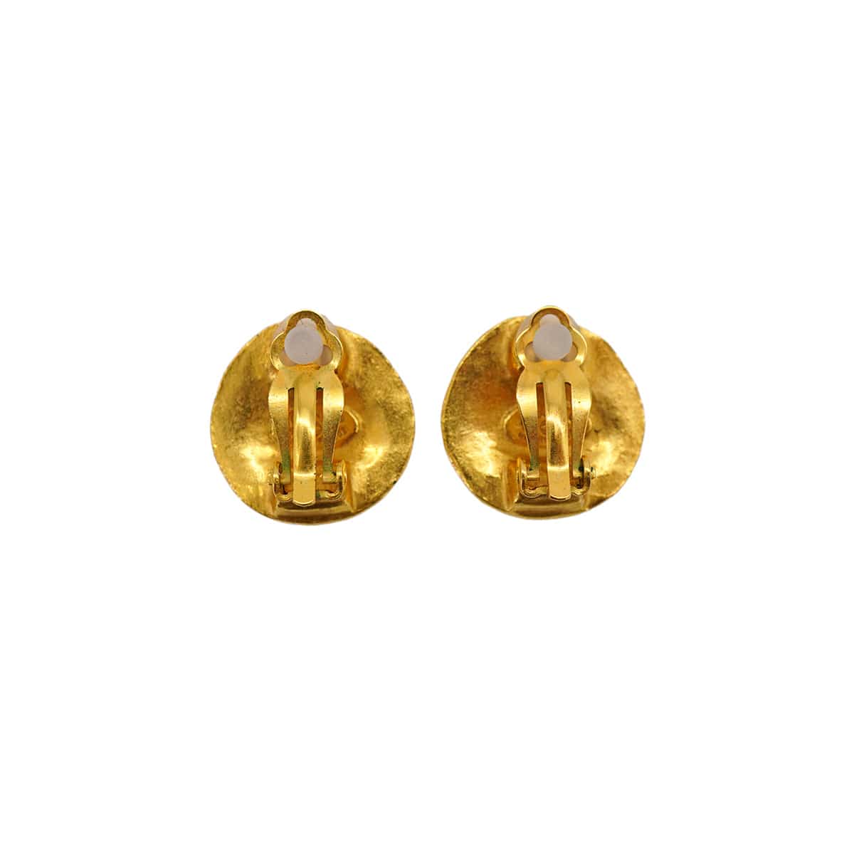 LUXURY PROMISE VINTAGE CHANEL EARRINGS COCOMARK ROUND ACCESSORY 96P 90326758