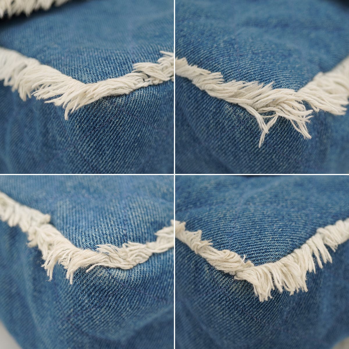Luxury Promise VINTAGE CHANEL MAXI MATELASSE 34 CHAIN SHOULDER BAG BLUE DENIM GOLD HARDWARE 90335141