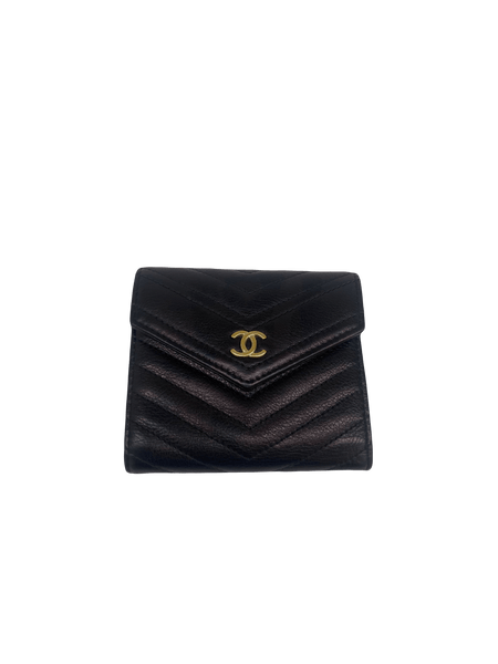 Chanel Small Flap Wallet Black – LuxuryPromise