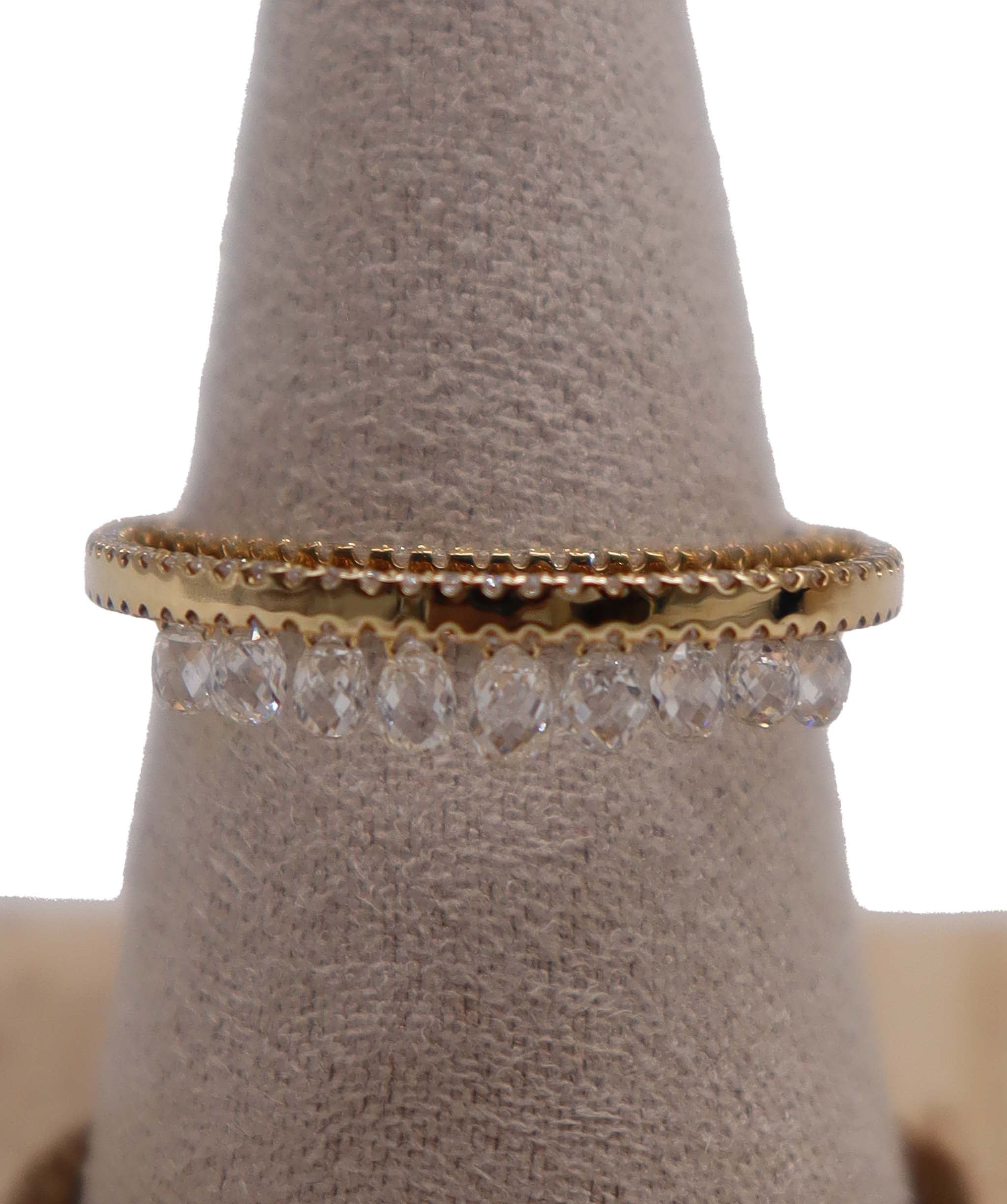 Luxury Promise WHITE BRIOLETTE WHITE BRIOLETTE SMALL DIAMONDS R3293