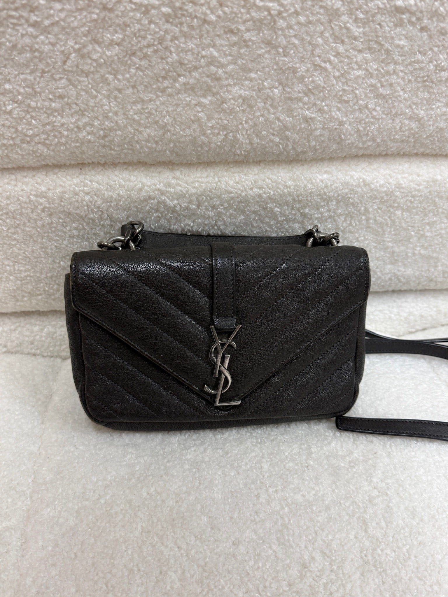 LUXURY PROMISE YSL College Mini Shoulder Bag