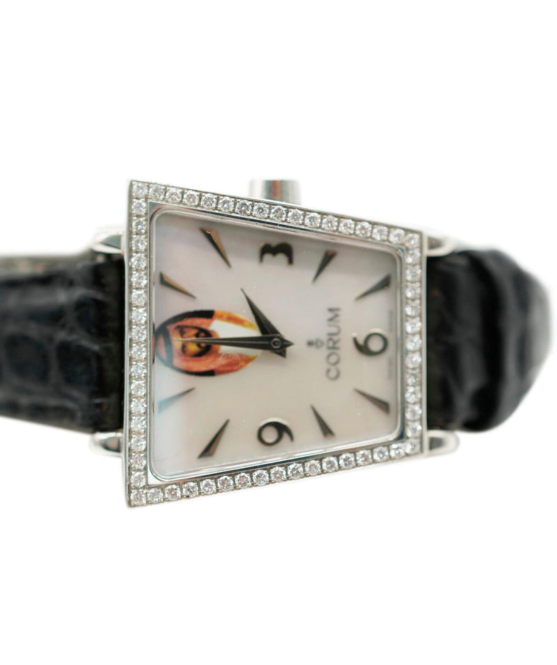 Corum Trapeze Diamond bezel with King of Dubai Dial Steel WATCH ONLY AGC1492