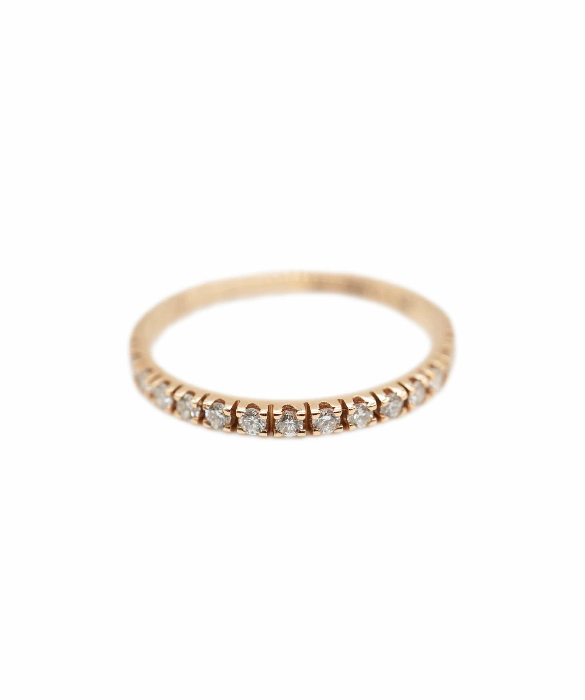 LuxuryPromise Micro diamond Eternity ring Rose Gold ASL7563
