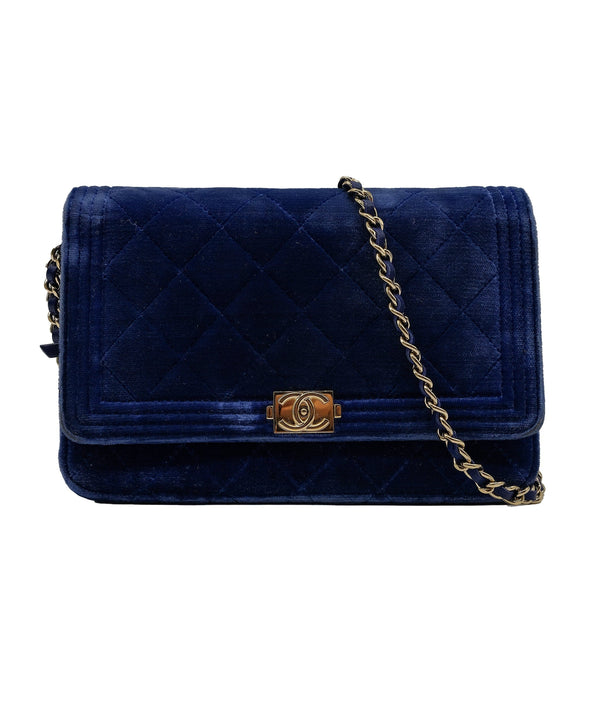 LuxuryPromise Chanel WOC Blue Velvet RJC3055