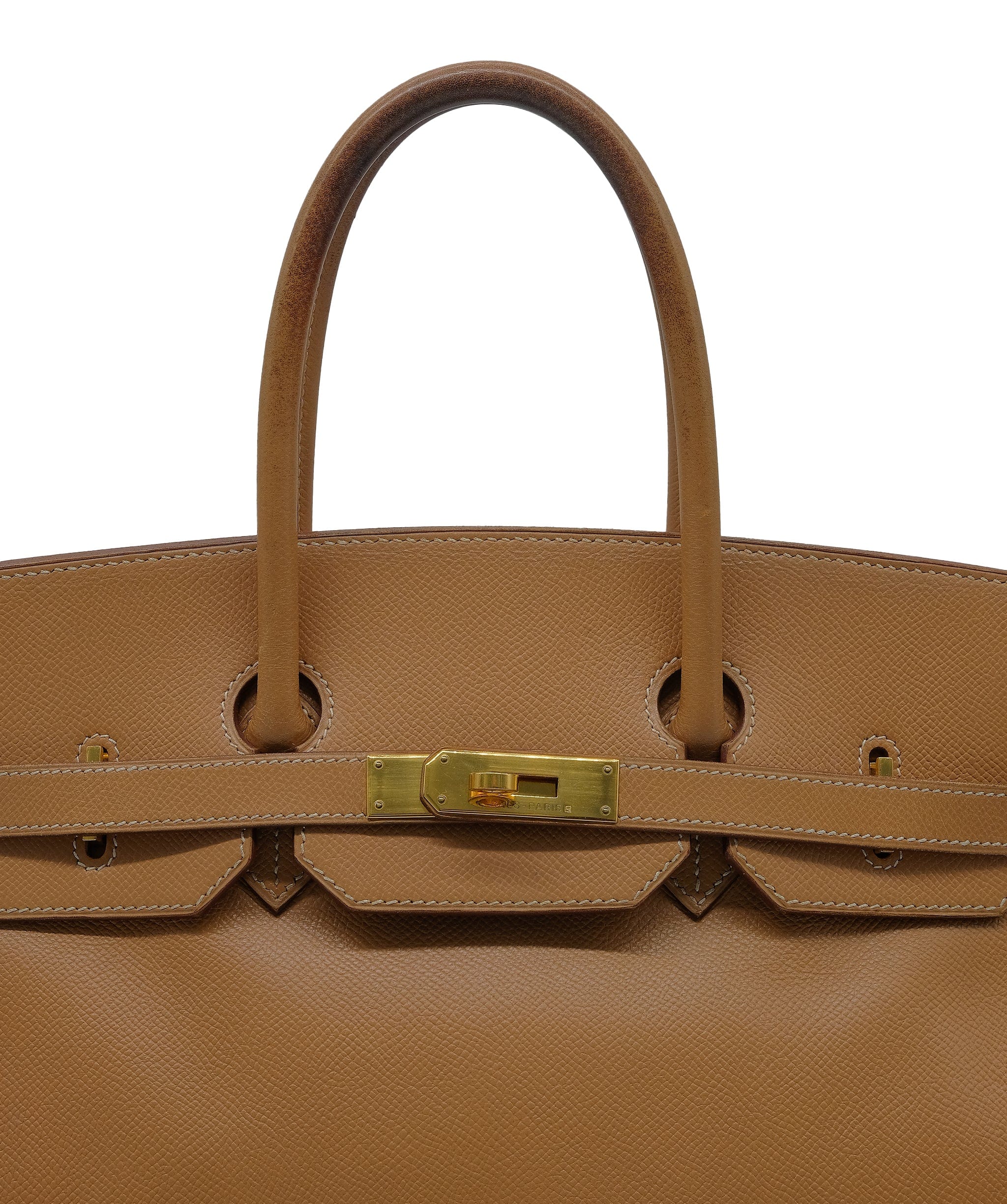 Hermès Birkin 35 Natural Courchevel GHW #E RJC3026