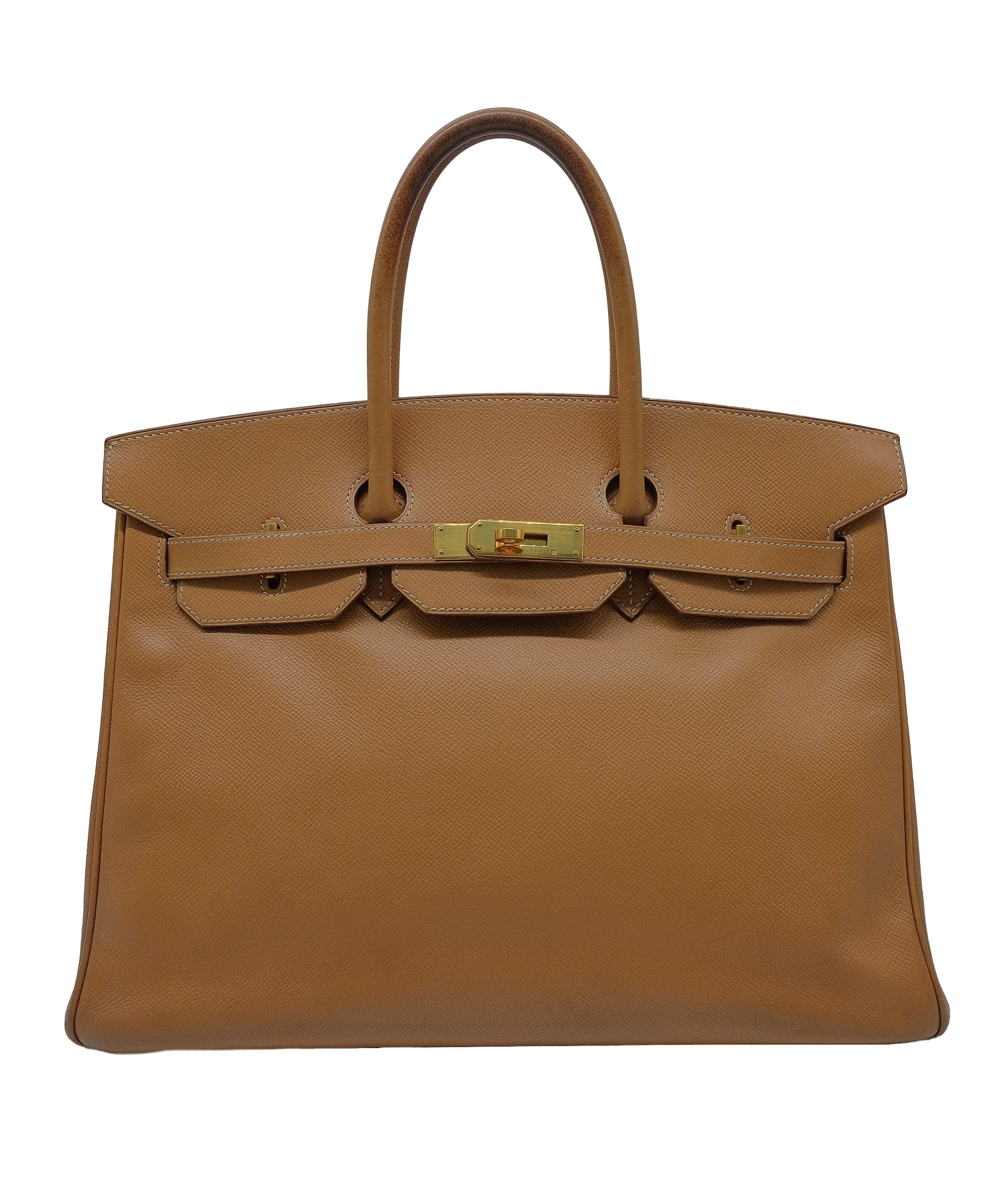 LuxuryPromise Hermes 35  Natural GHW Courchevel Leather RJC3026