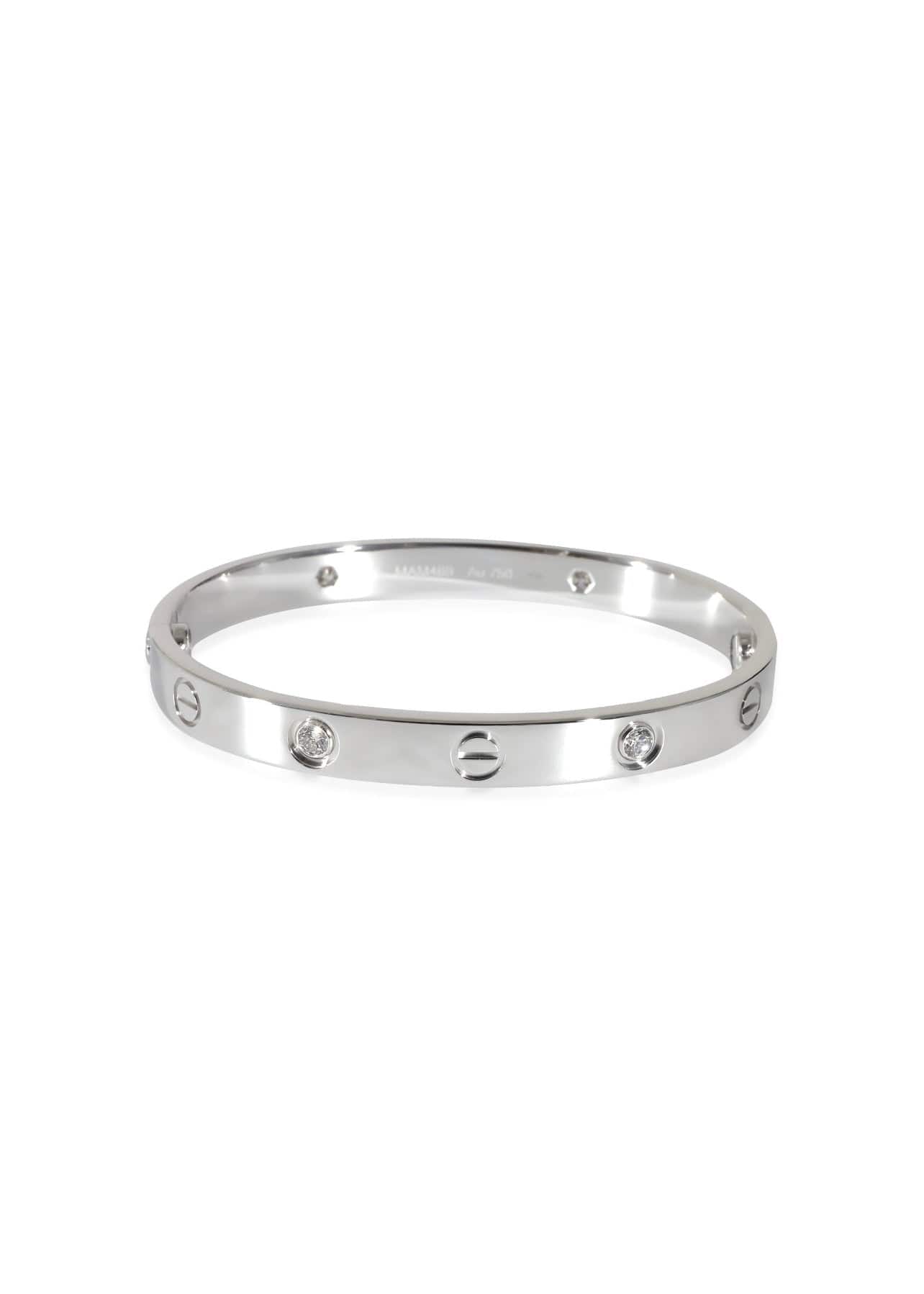 LuxuryPromise Cartier Love Bracelet 4-Diamonds WG #16 90220312