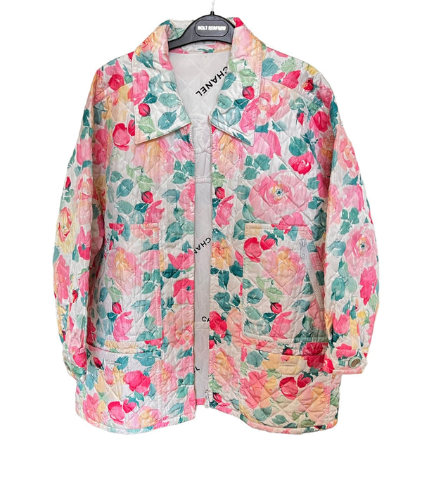 LuxuryPromise Chanel Floral Quilted Jacket