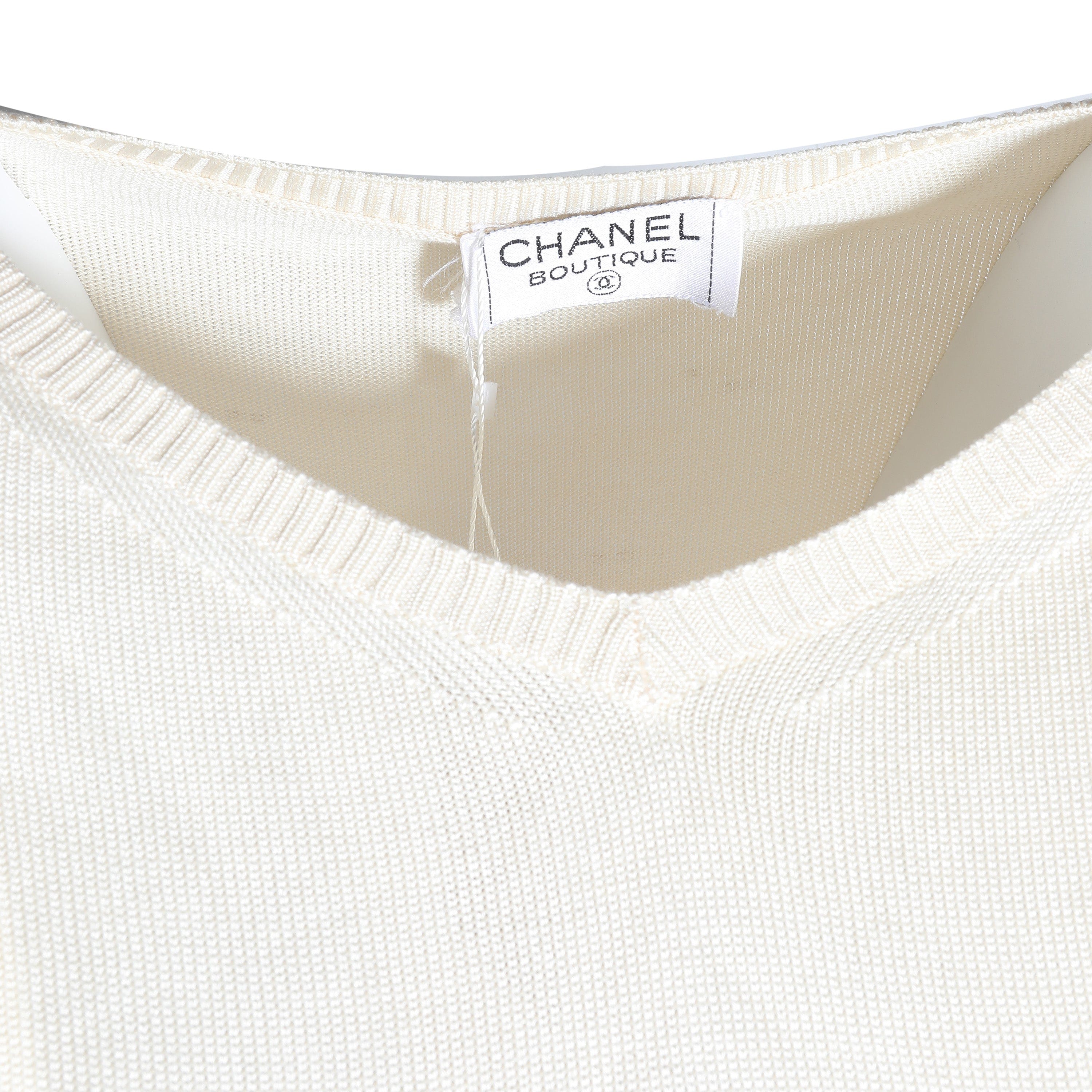 LuxuryPromise Chanel Silk Cream Top