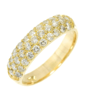 LuxuryPromise Diamond 1.00ct Ring 18K YG Yellow Gold 750 7.25(US) 90223883
