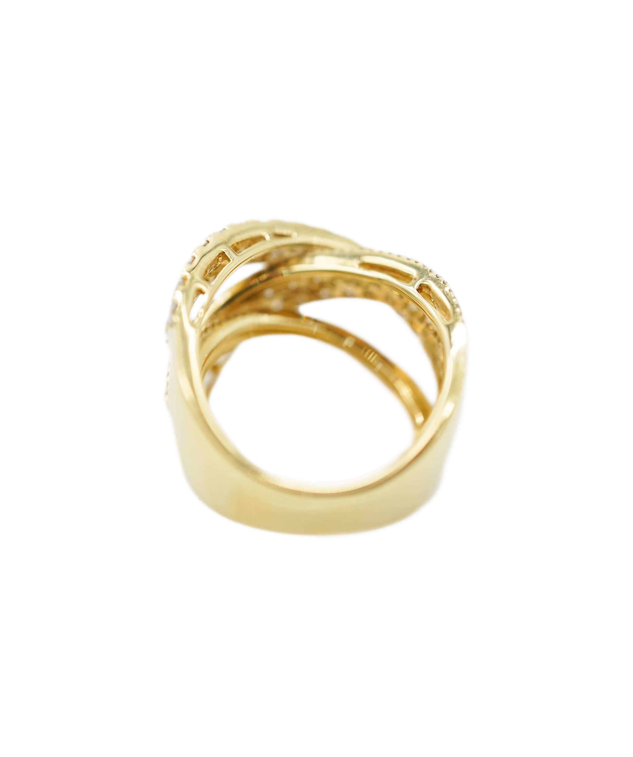 LuxuryPromise Diamond 2.60ct Ring 18K YG Yellow Gold 750 6.25-6.5(US) 90219565