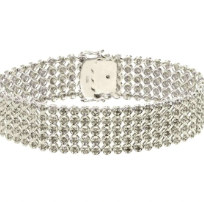LuxuryPromise Diamond 5.00ct Bracelet 18K K18 WG White Gold 750 90206883