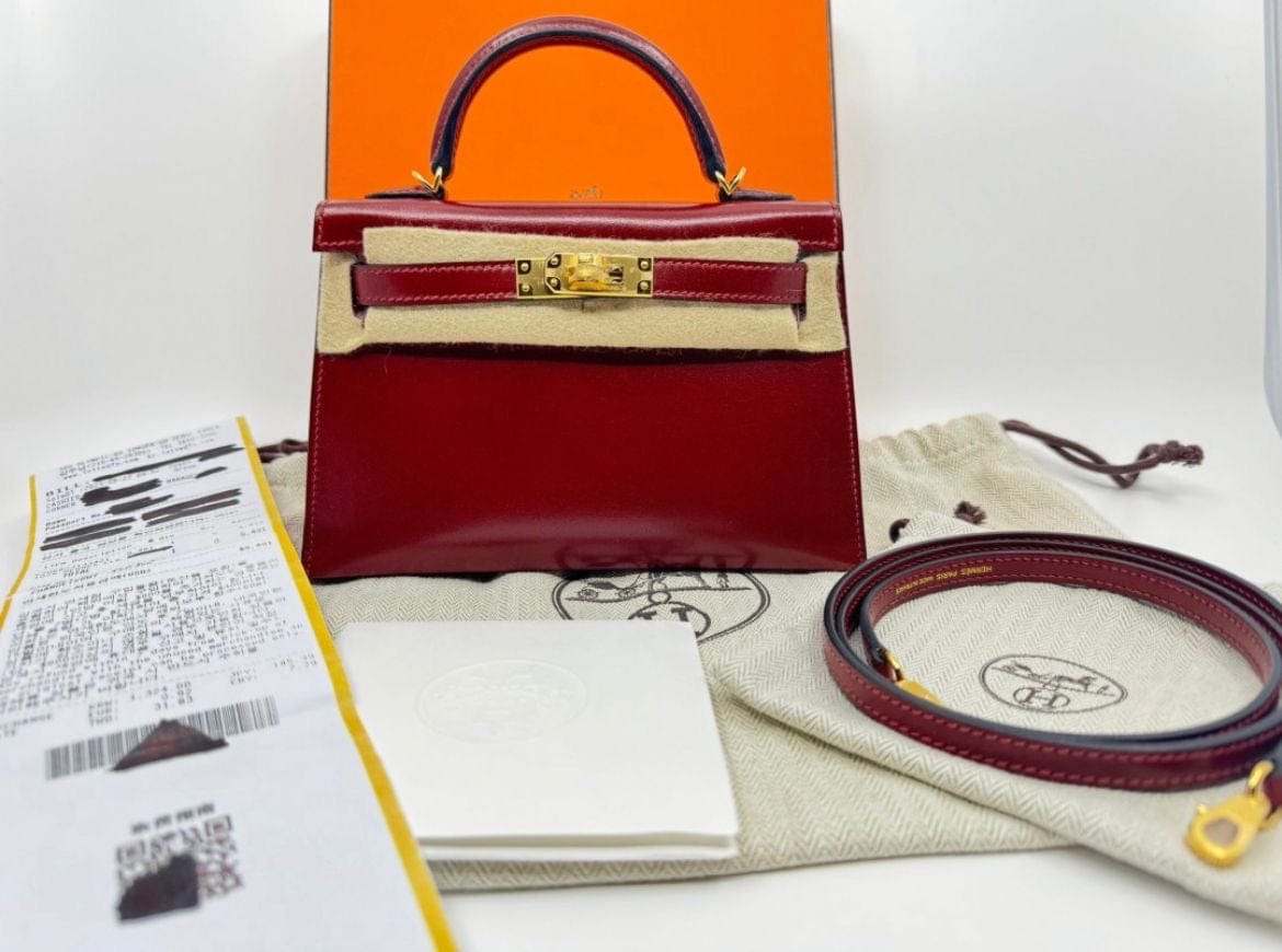 LuxuryPromise Hermès Kelly 20 Rouge H Boxcalf GHW #U SKCB-088022