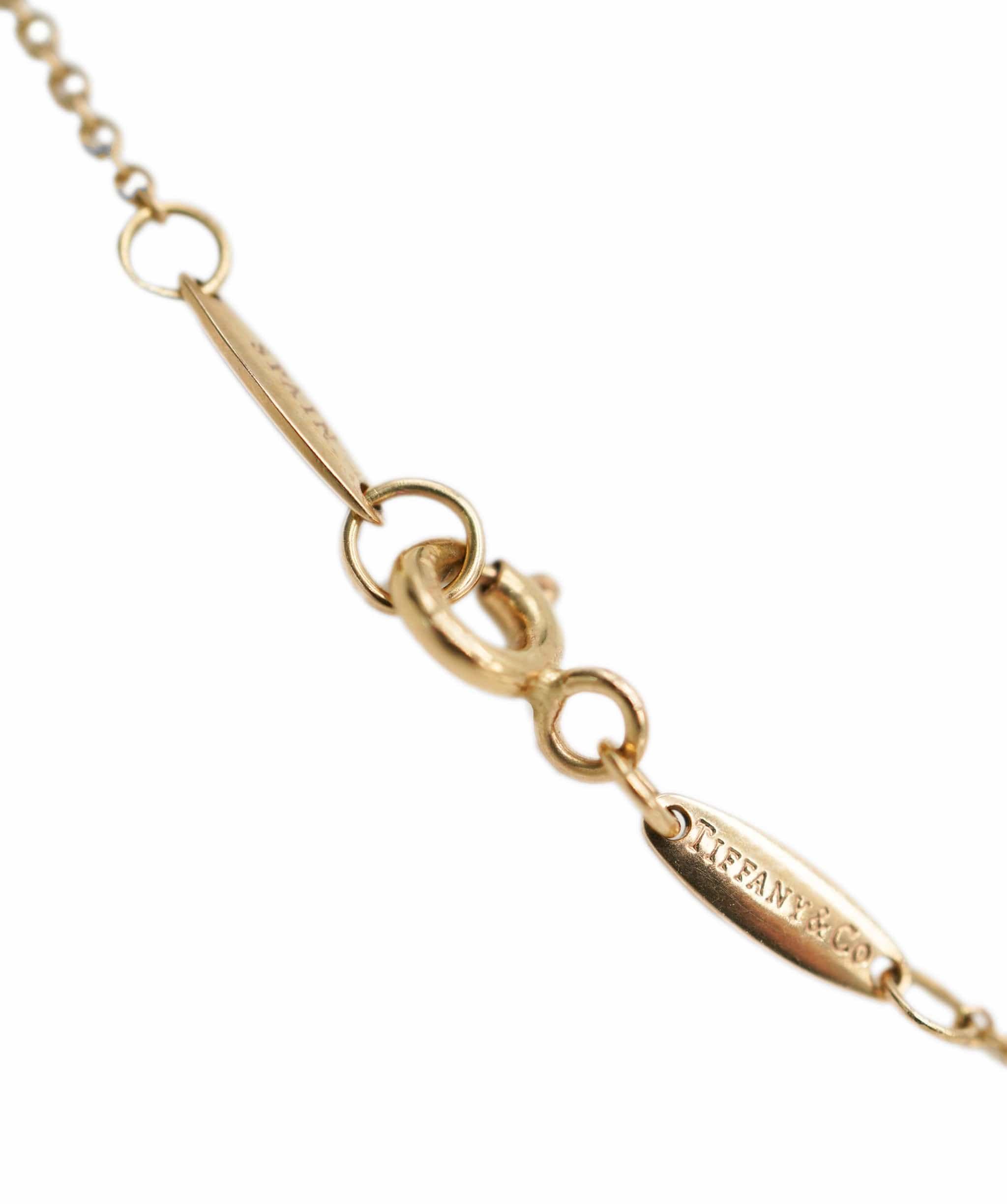 LuxuryPromise Tiffany & Co. Elsa Peretti Gold Bean pendant necklace ALC1333