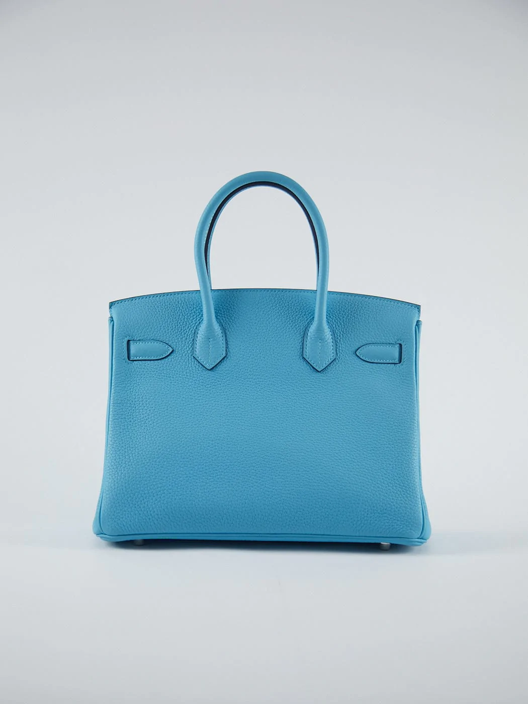 HERMÈS BIRKIN 30CM BLUE DU NORD Togo Leather with Palladium Hardware