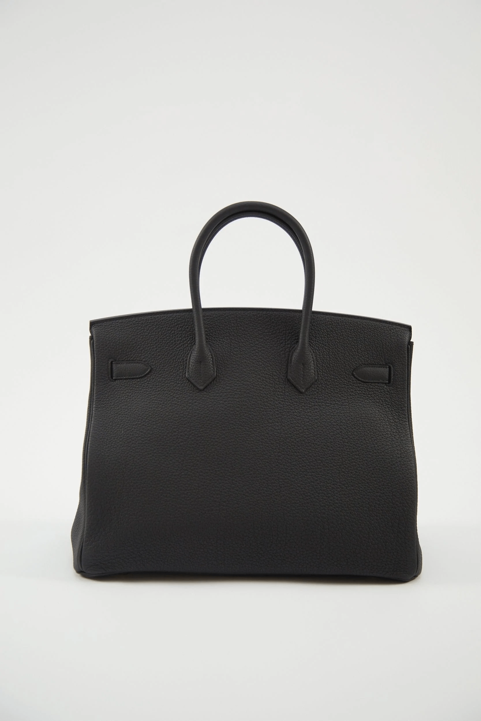 LuxuryVault 35cm Hermès Birkin in Black Togo Leather with Gold Hardware C Stamp -01B35694